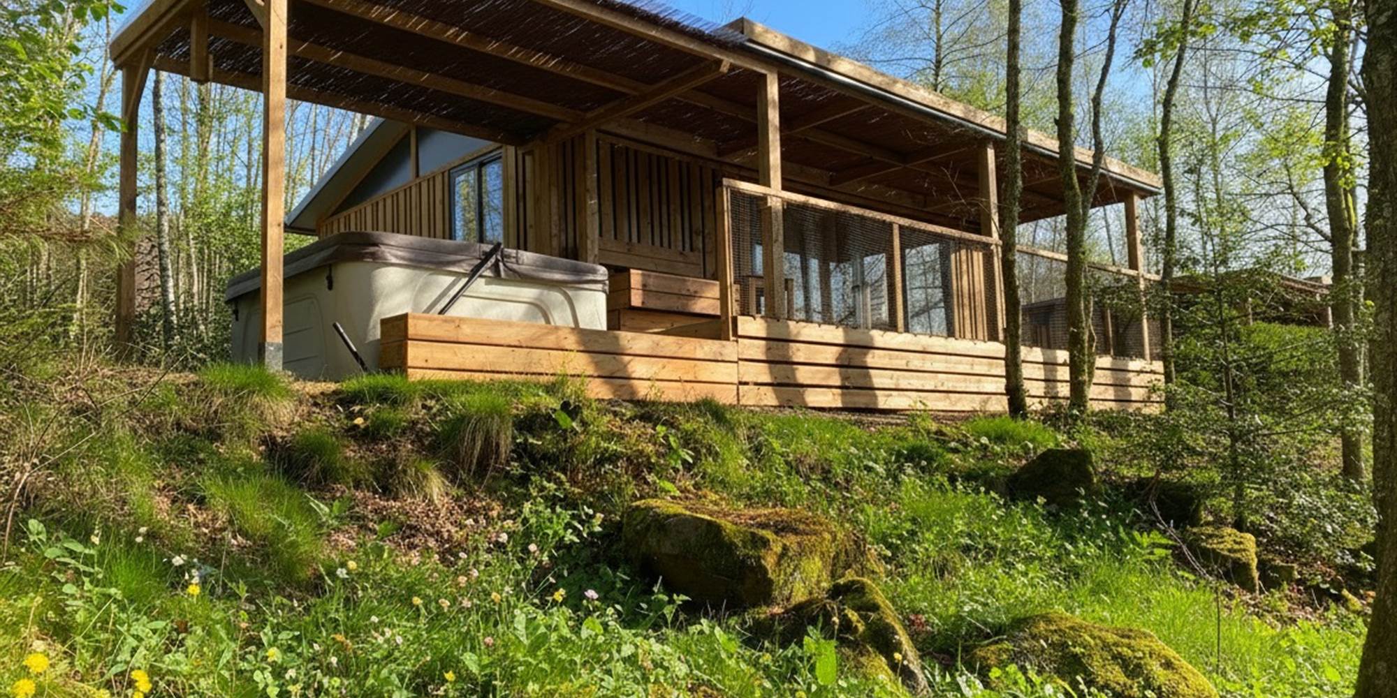 HY•Lødge Spa 6 personnes avec spa privatif