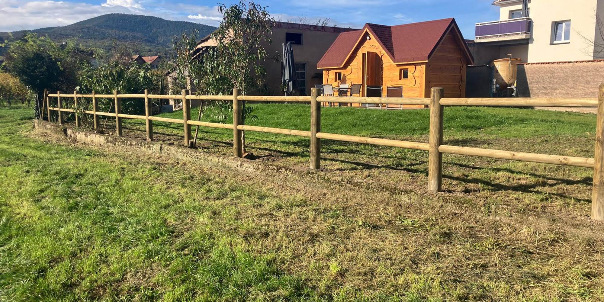 chalet nature - cabane en bois tout confort dans le vignoble d'Alsace