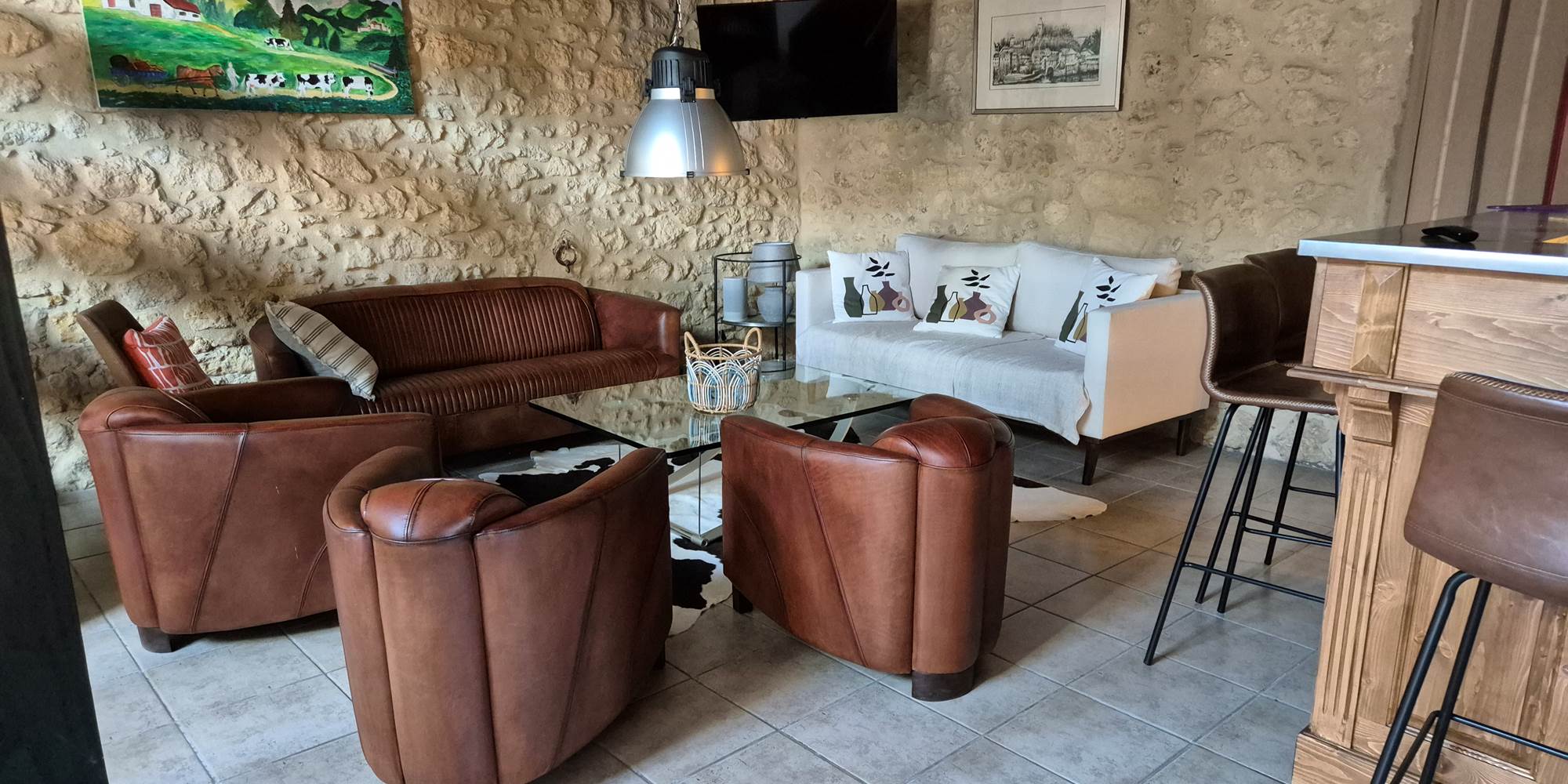 Le salon lounge du Domaine