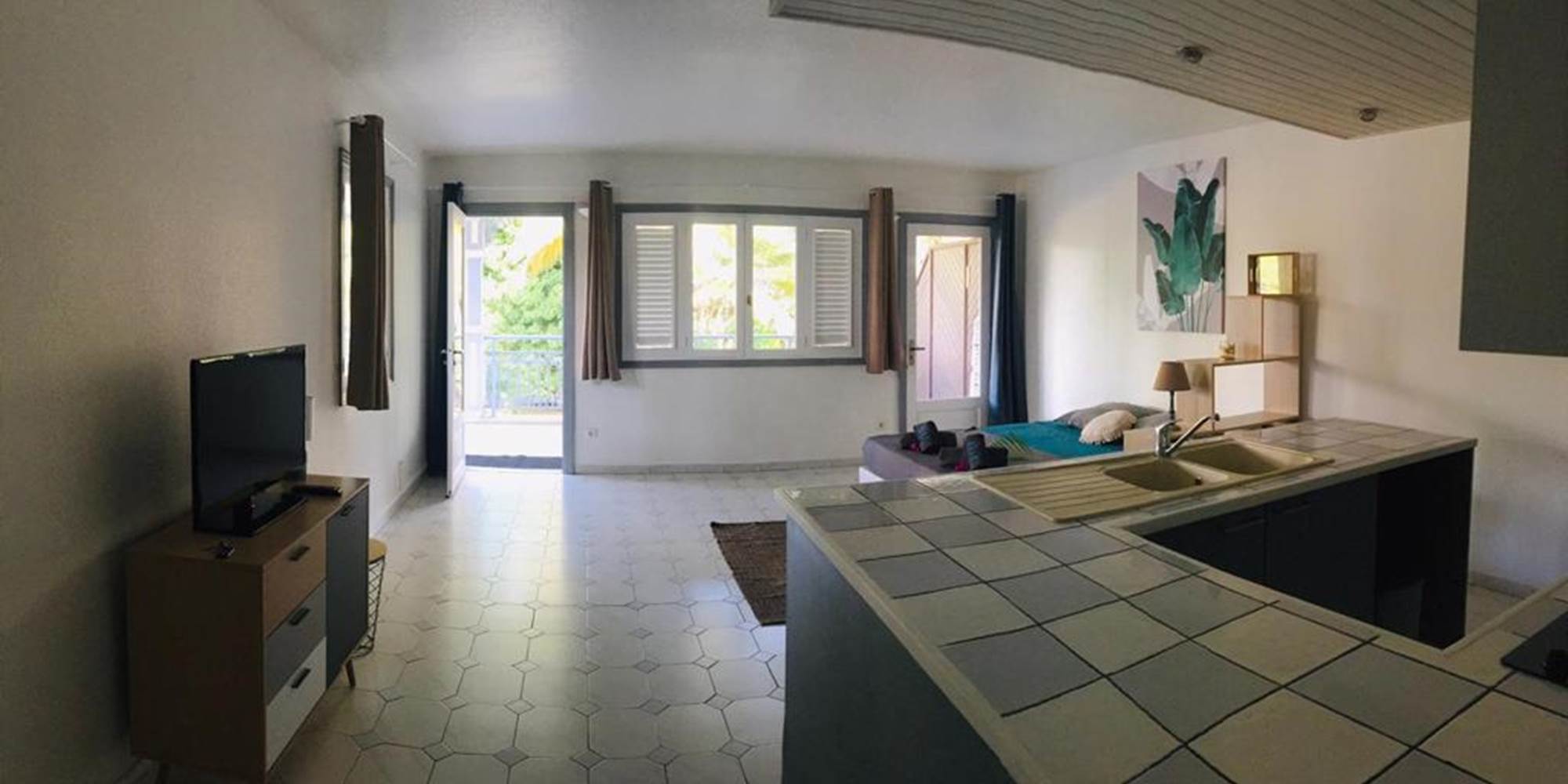 Vue depuis l'entrée