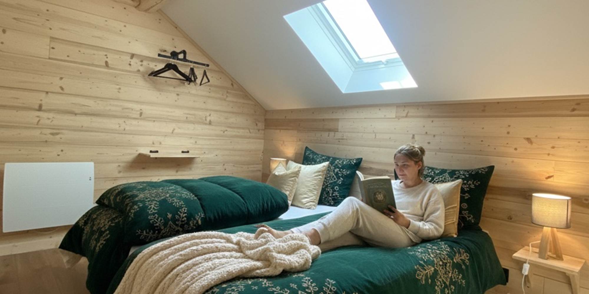 Chambre avec deux lits simple