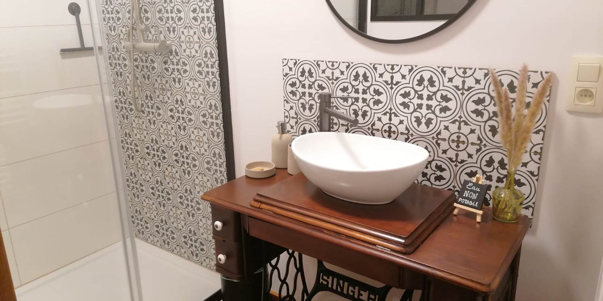 Côté Jardin Salle de Douche