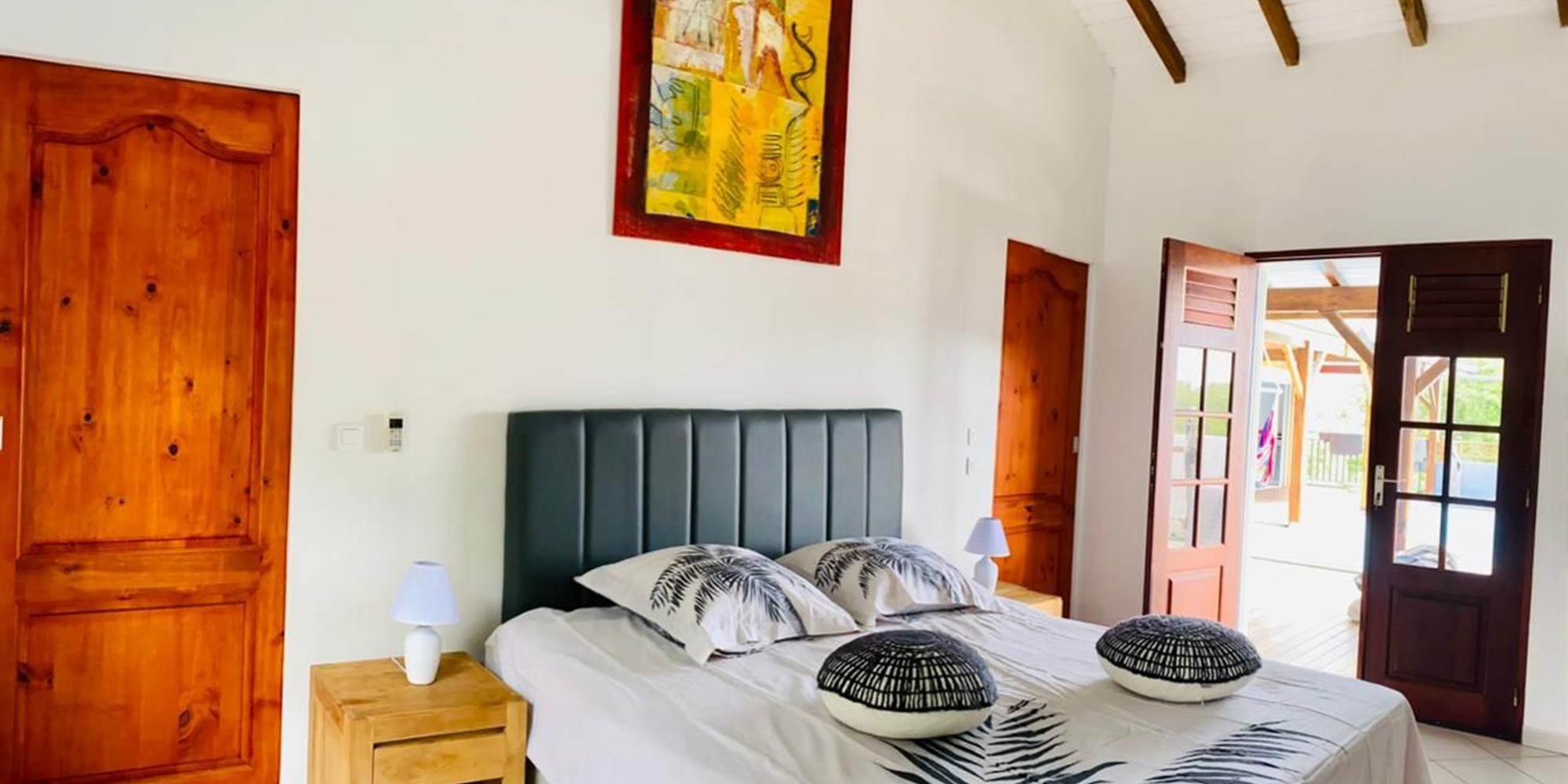 Suite parentale ouverte sur la terrasse