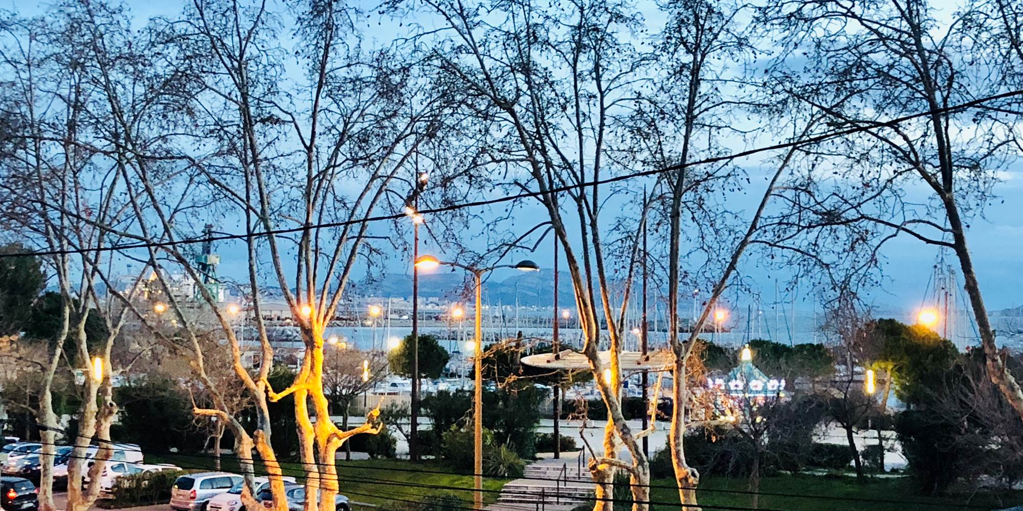 Vue en soirée