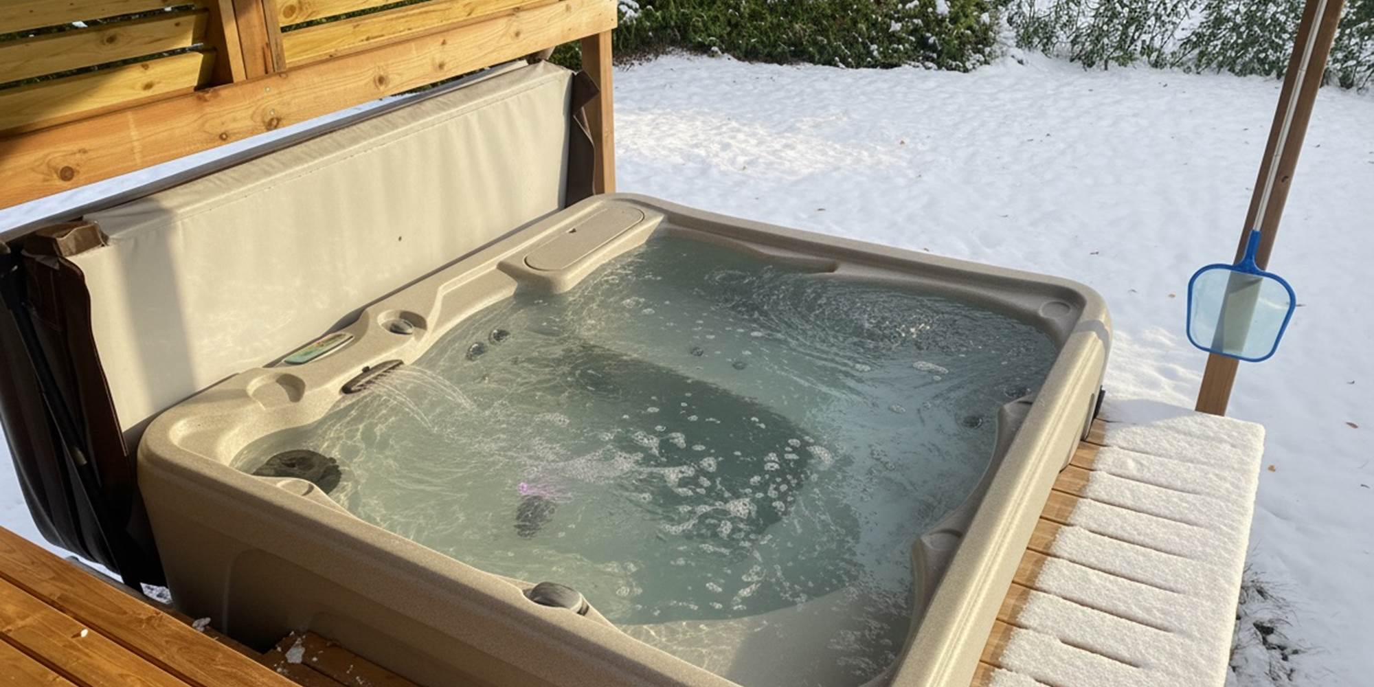 Spa privatif chauffé à 38°C