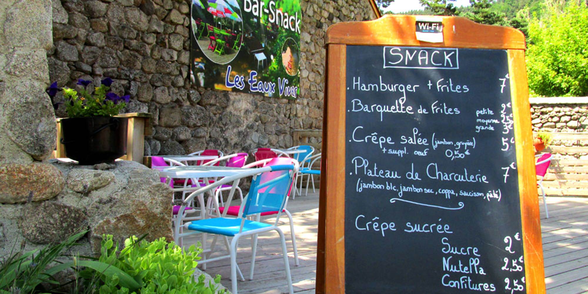 Bar Snack Resto Les Eaux Vives