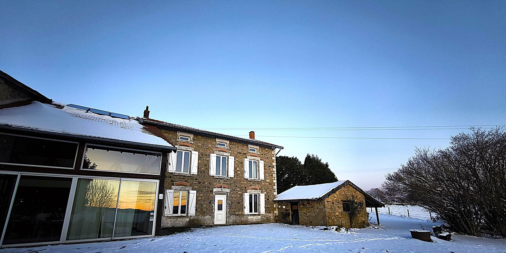 La Halte du Pèlerin maison hiver