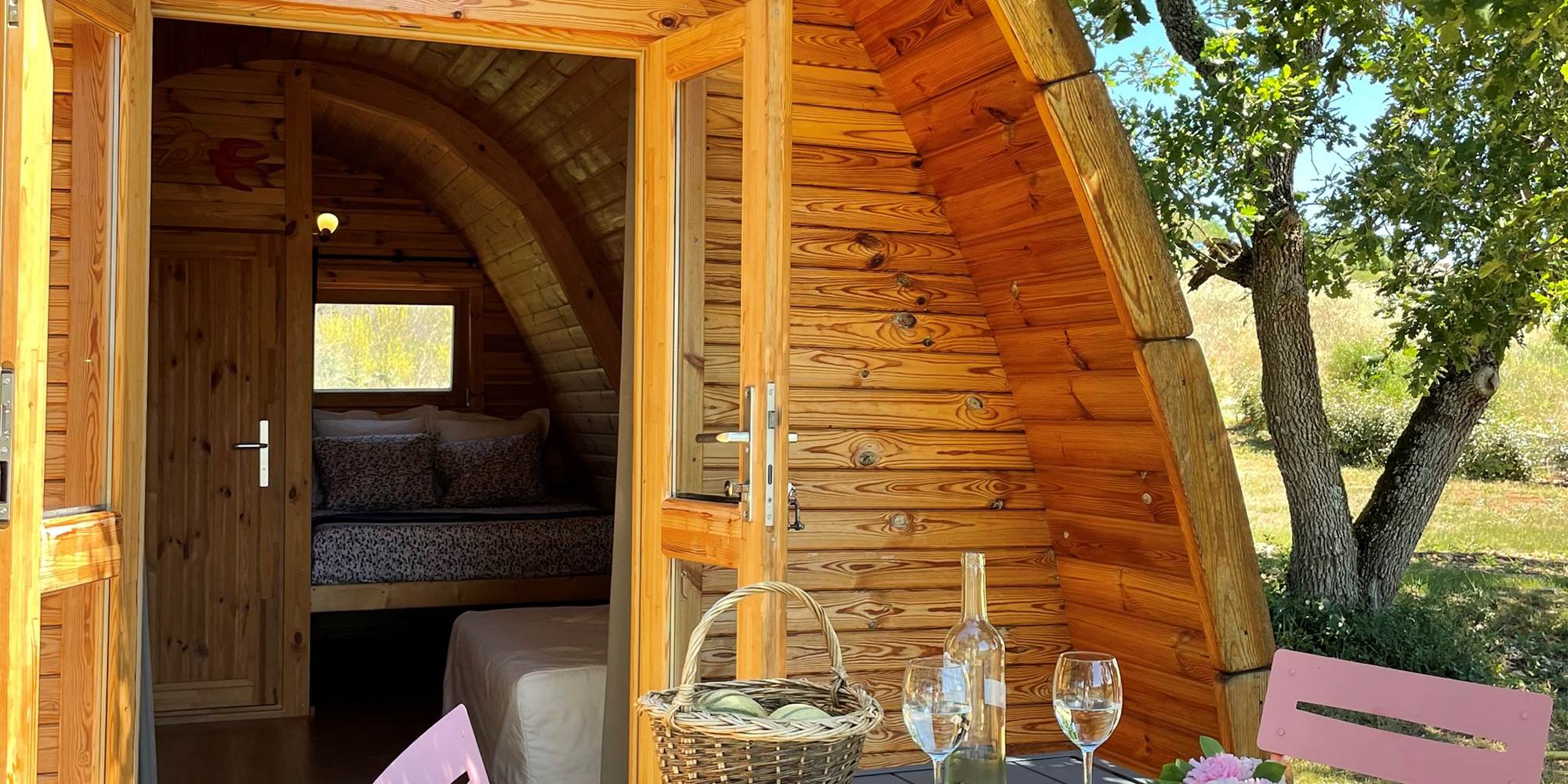 Moment de détente sous les chênes