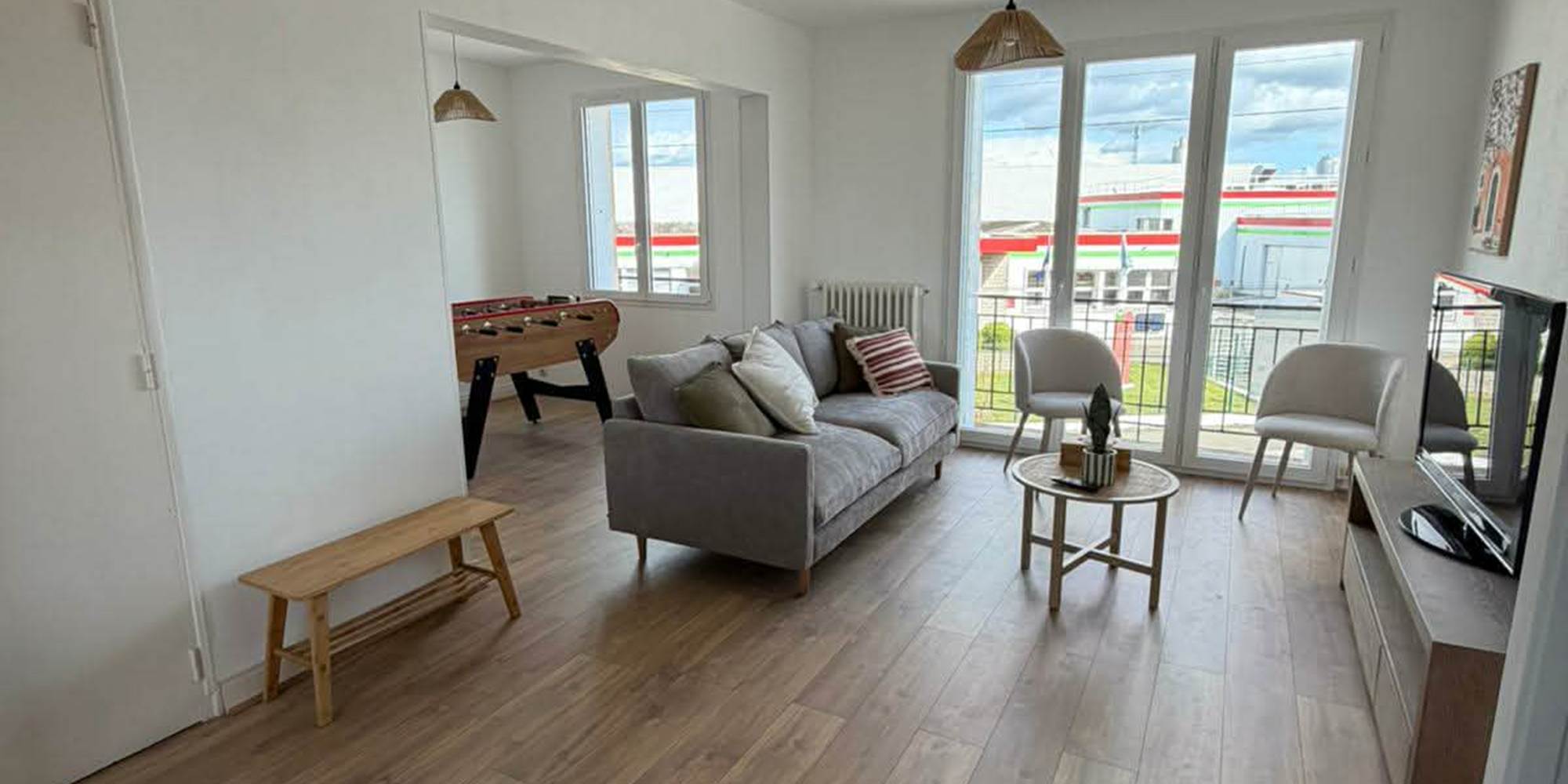 Pièce de vie-galerie