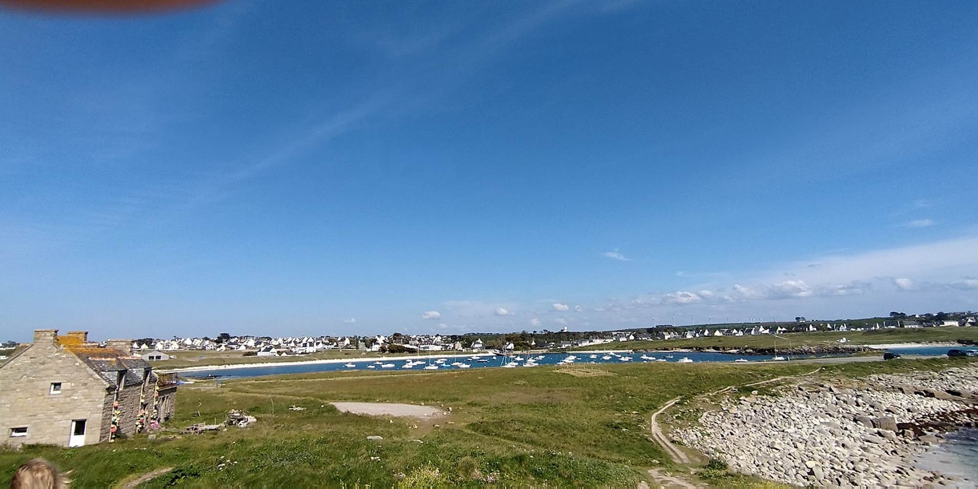 Le port et la plage de Porspaul