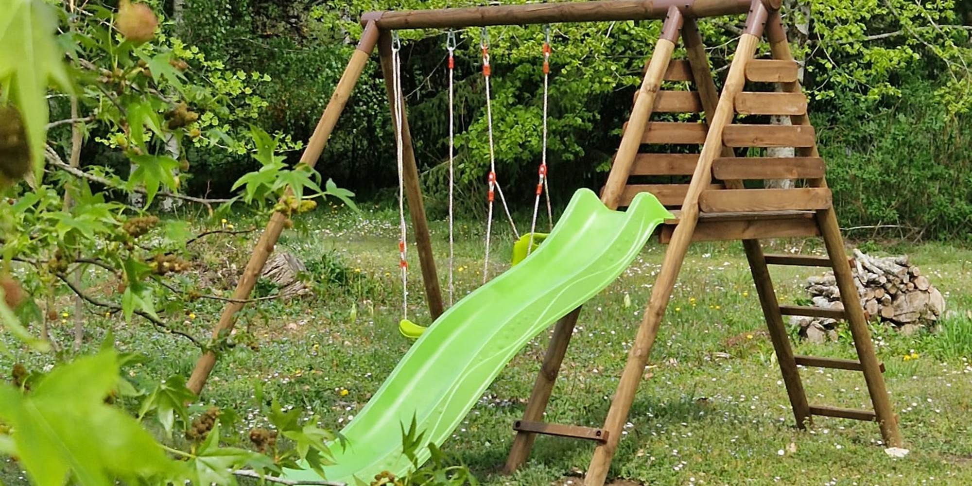 Séjour en gîte familial, avec une aire de jeux pur les enfants