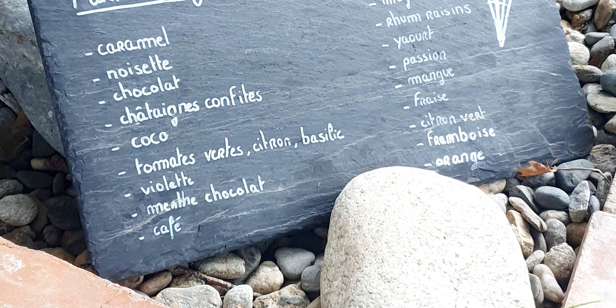 Se´lection de glaces artisanales