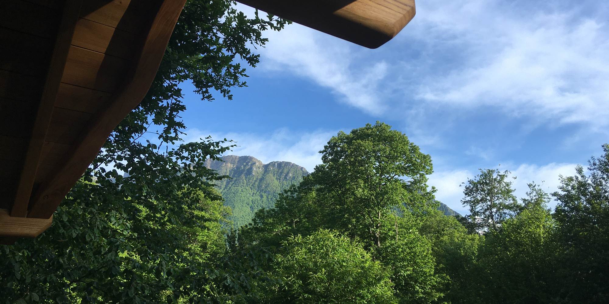 la vue sur le cirque d'Accous