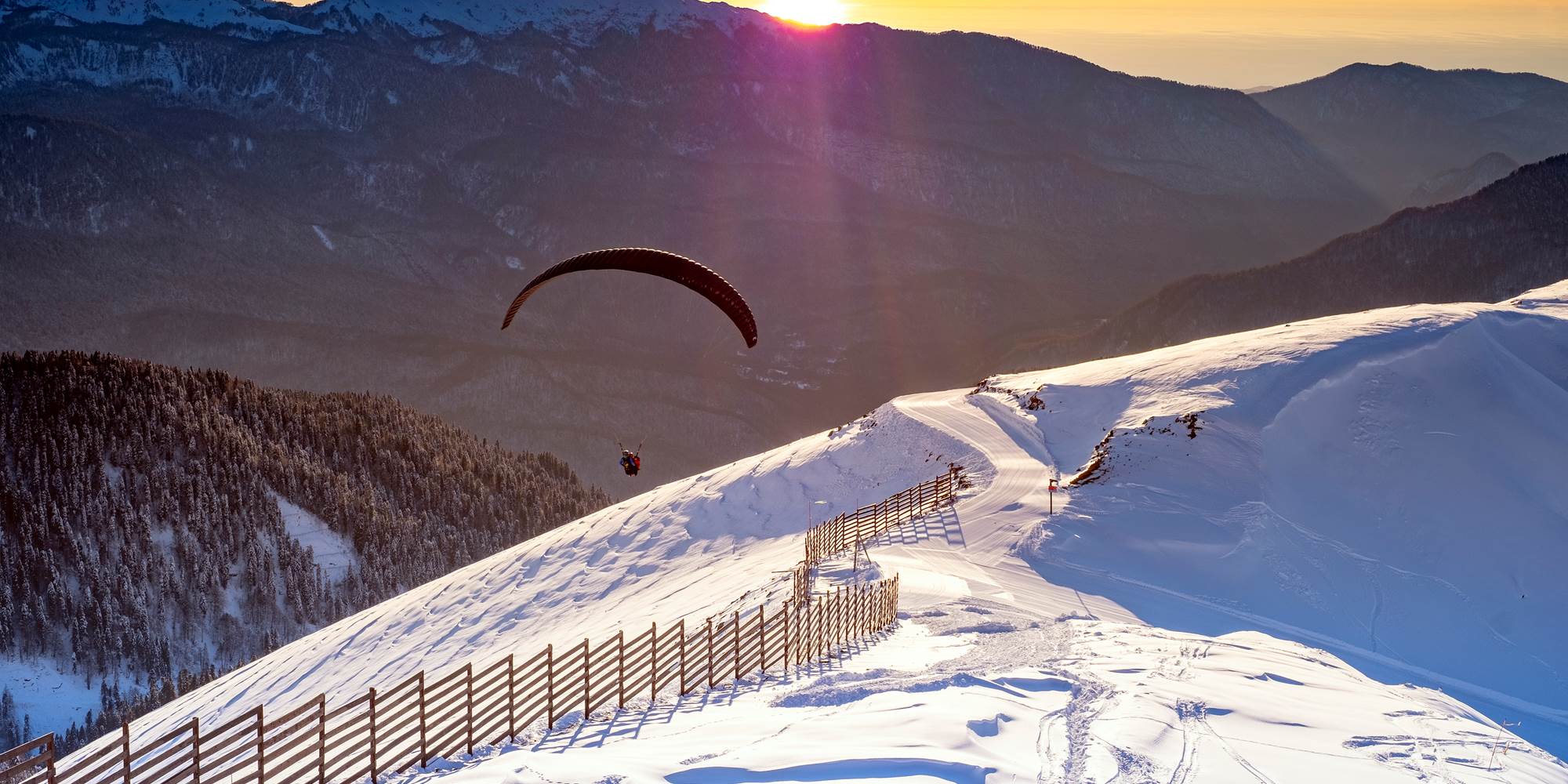 Parapente hiver