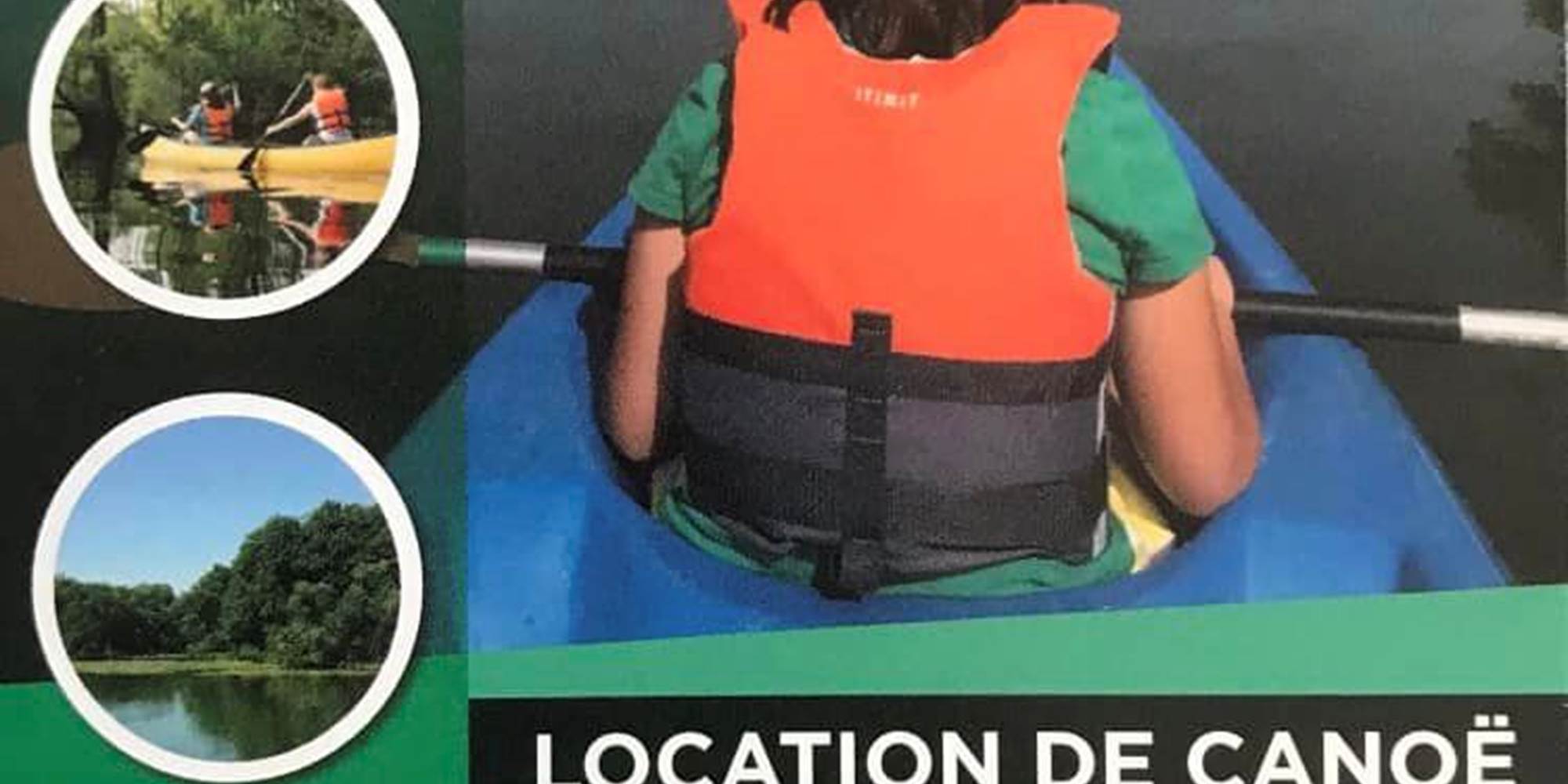 CANOË LIBERTÉ 55 - Parcours Zen de 11,5 km - Location à la journée - Flyer