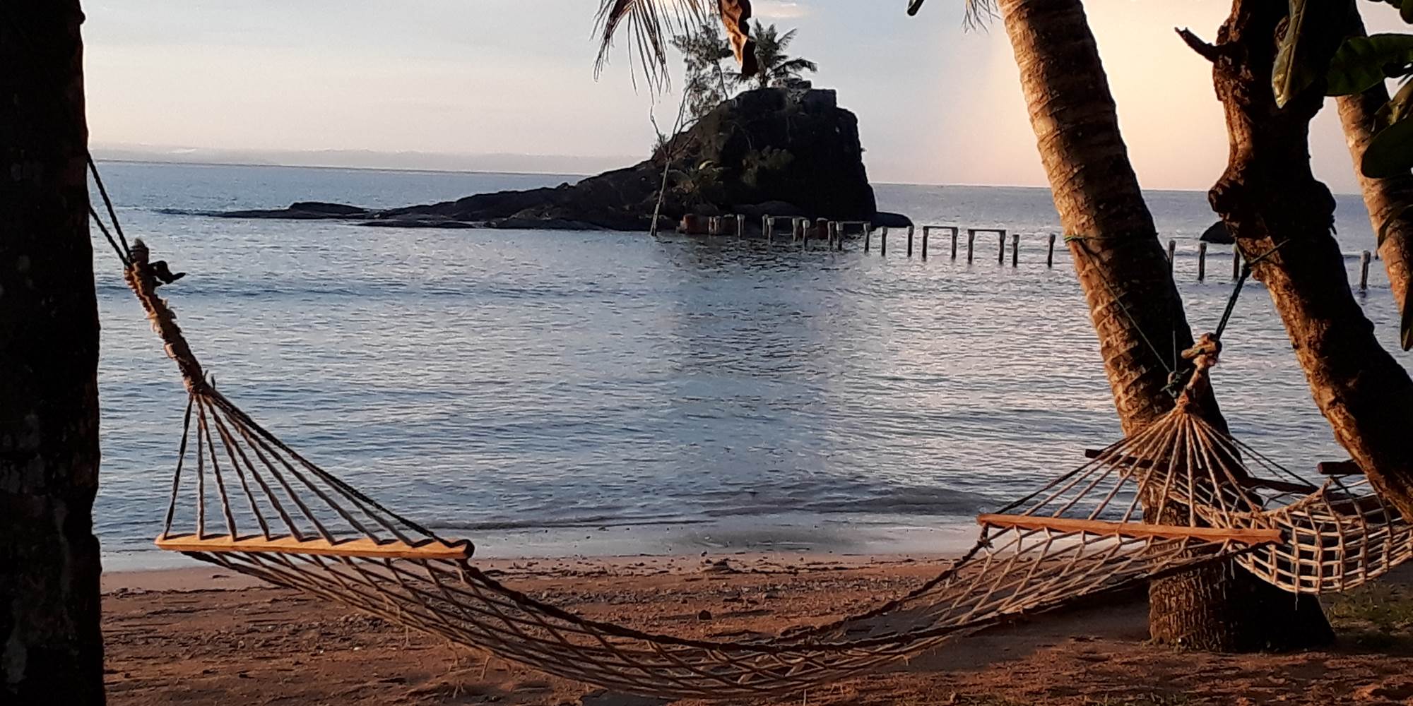 farniente au coucher du soleil