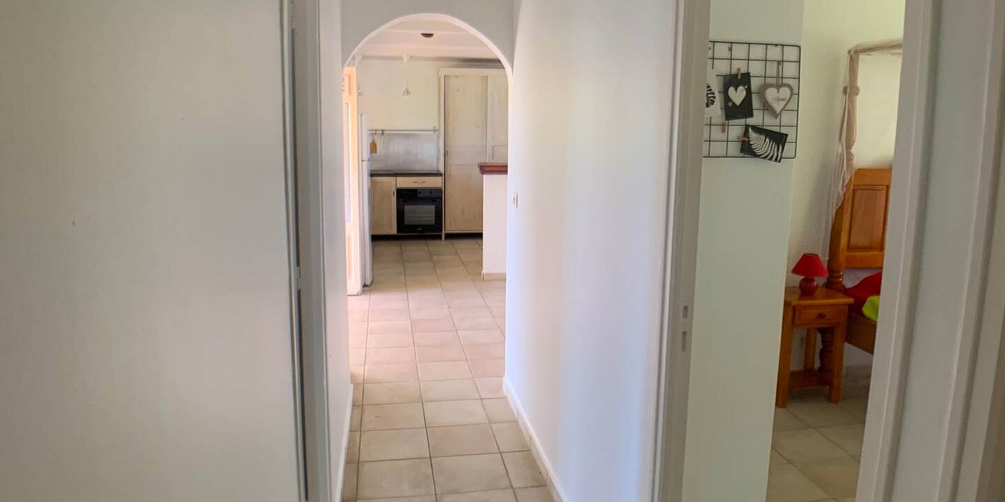 Couloir des chambres vers le séjour