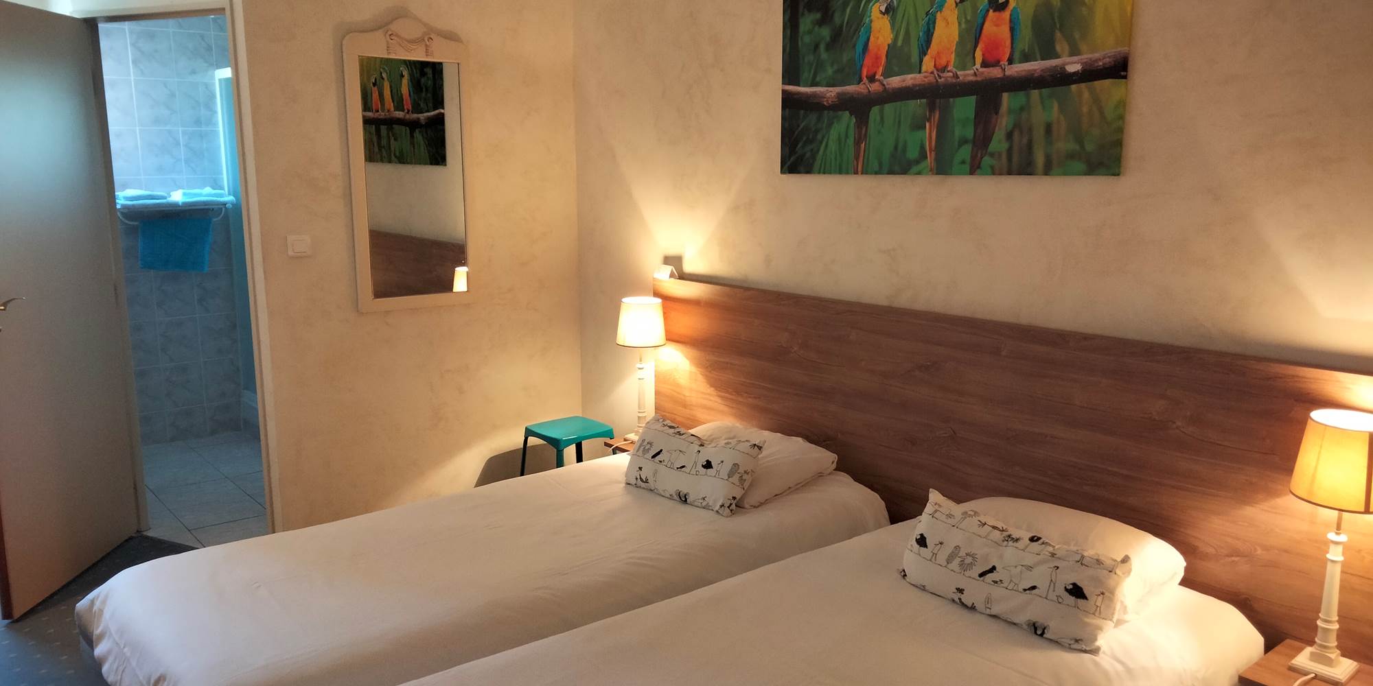 HOTEL AU SANS SOUCI CHAMBRE TWIN