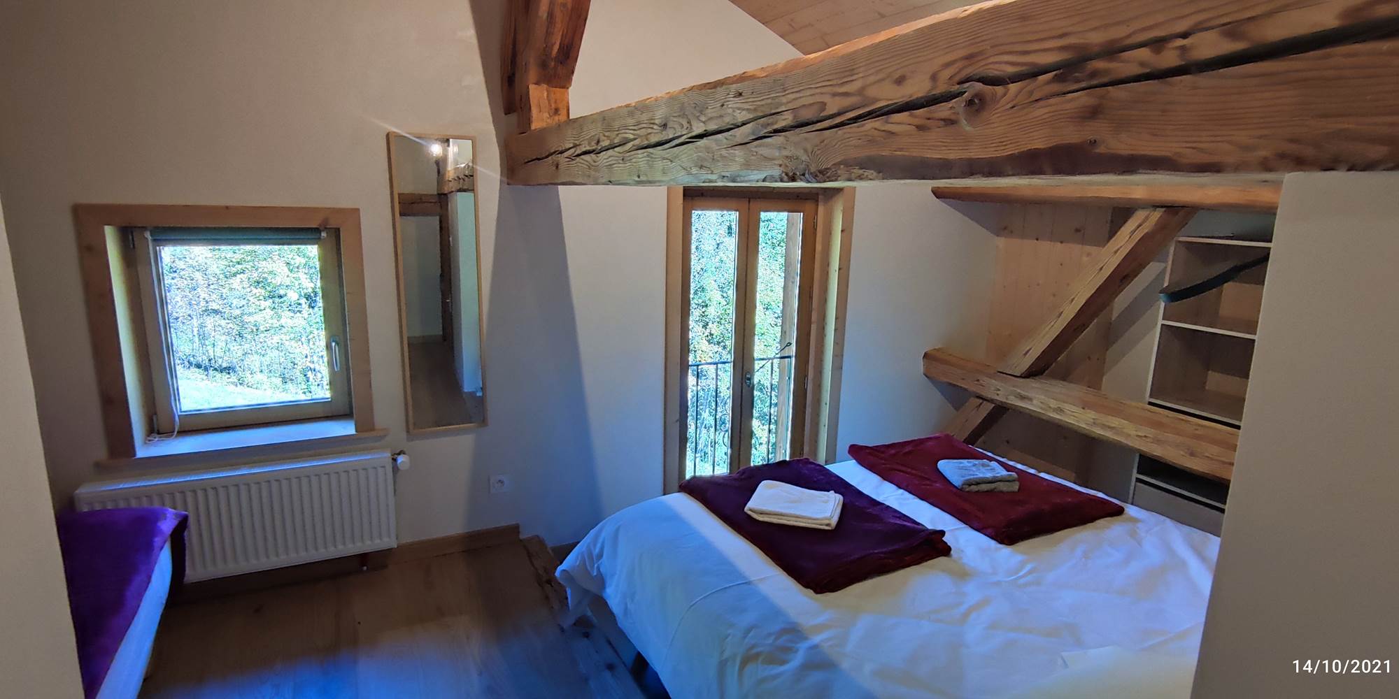 Chambre de caractère Epilobe Confort - 2+1 personnes - Vue sur le massif du Roc d'Enfer