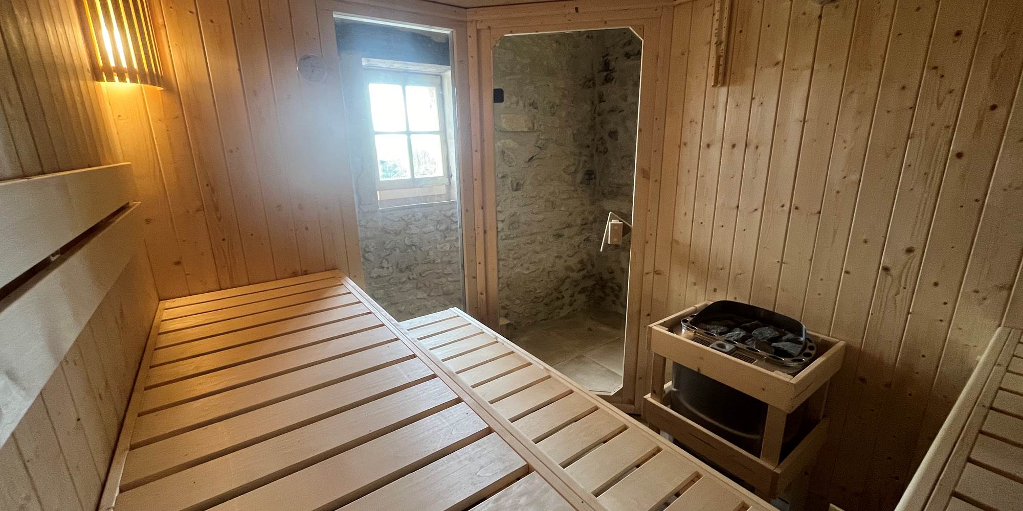 vu de la sauna