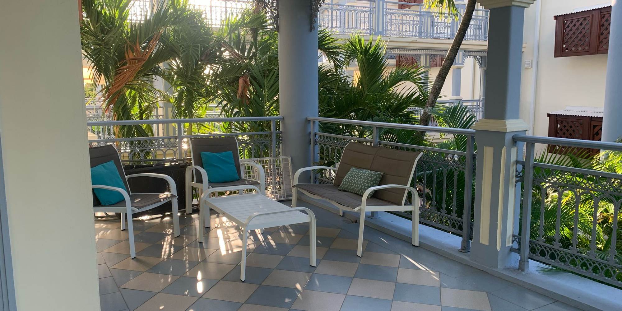 Espace salon de jardin