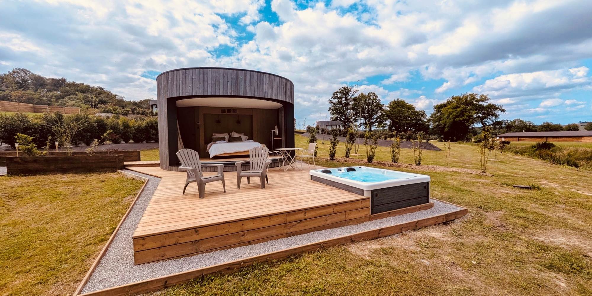 Chambre avec vue et spa