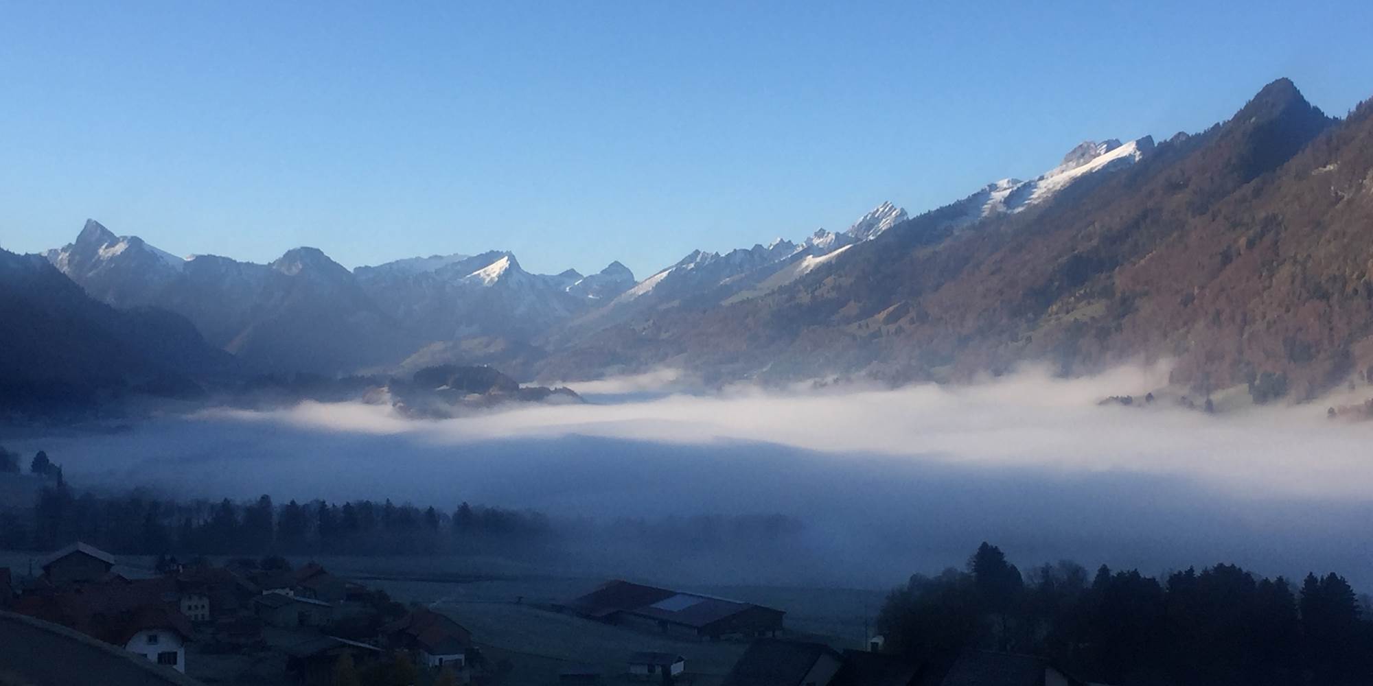 Vue sur vallée Intyamon