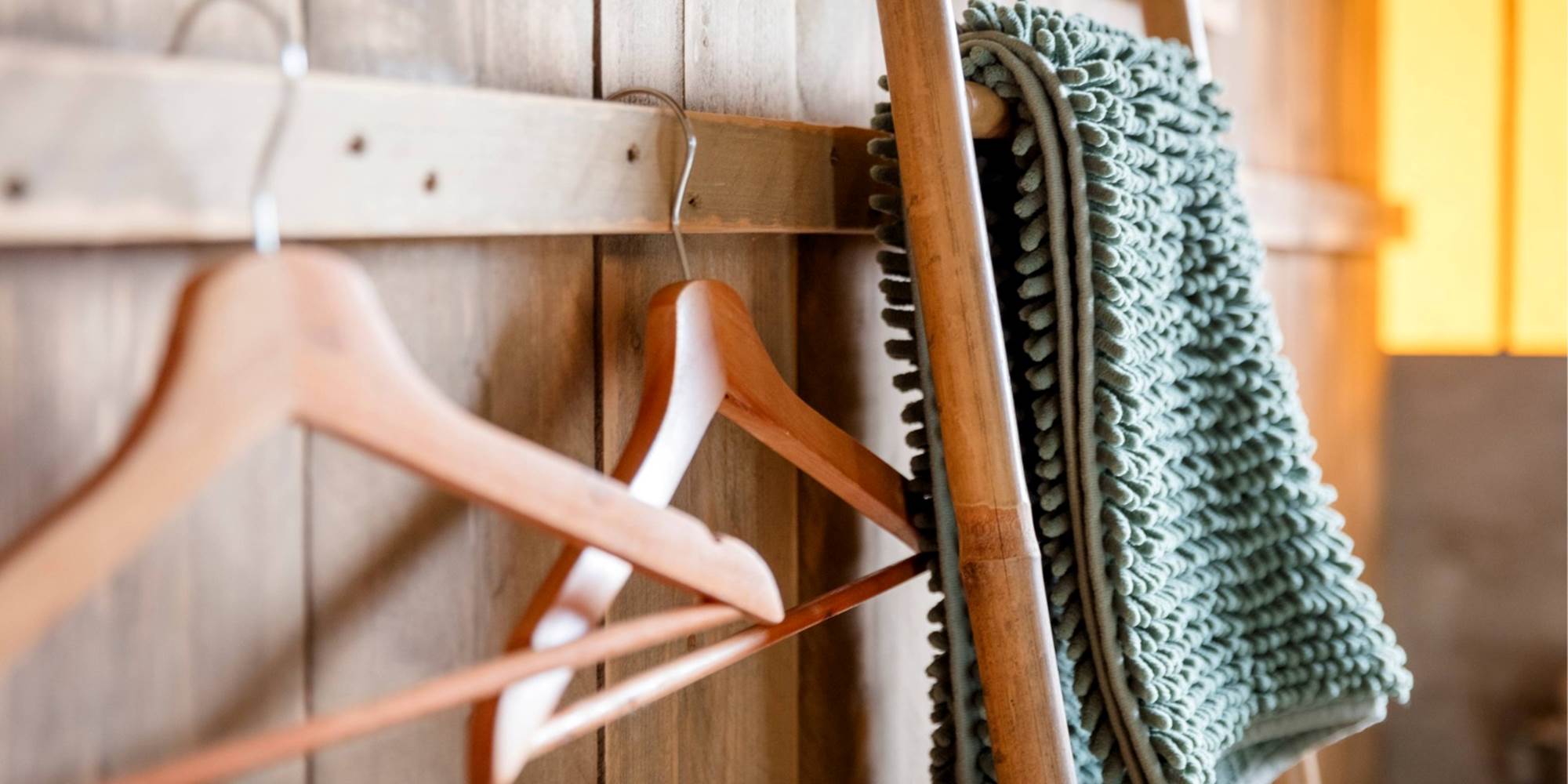 détail salle de bain éco-lodges