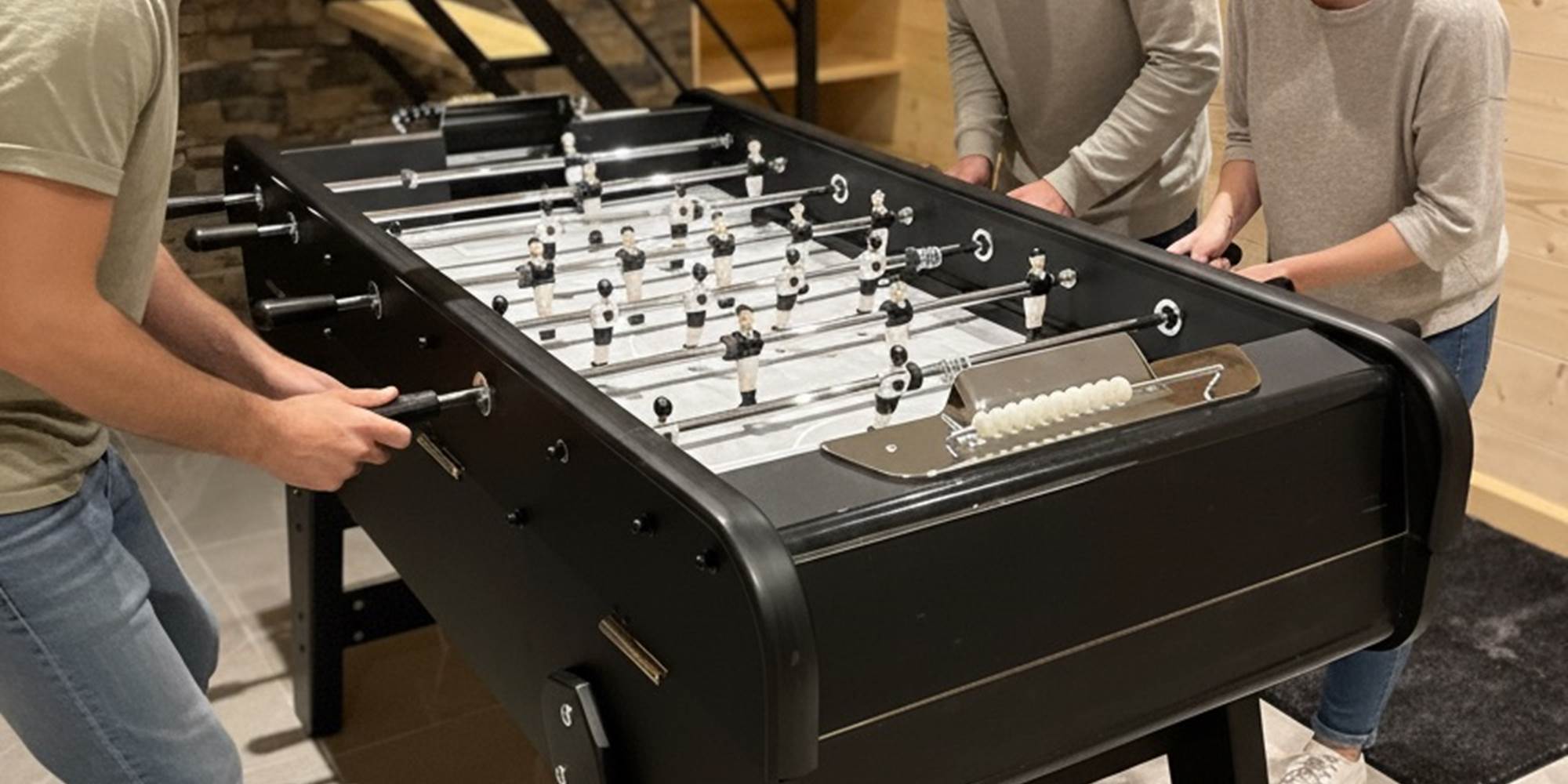 Babyfoot à l'entrée