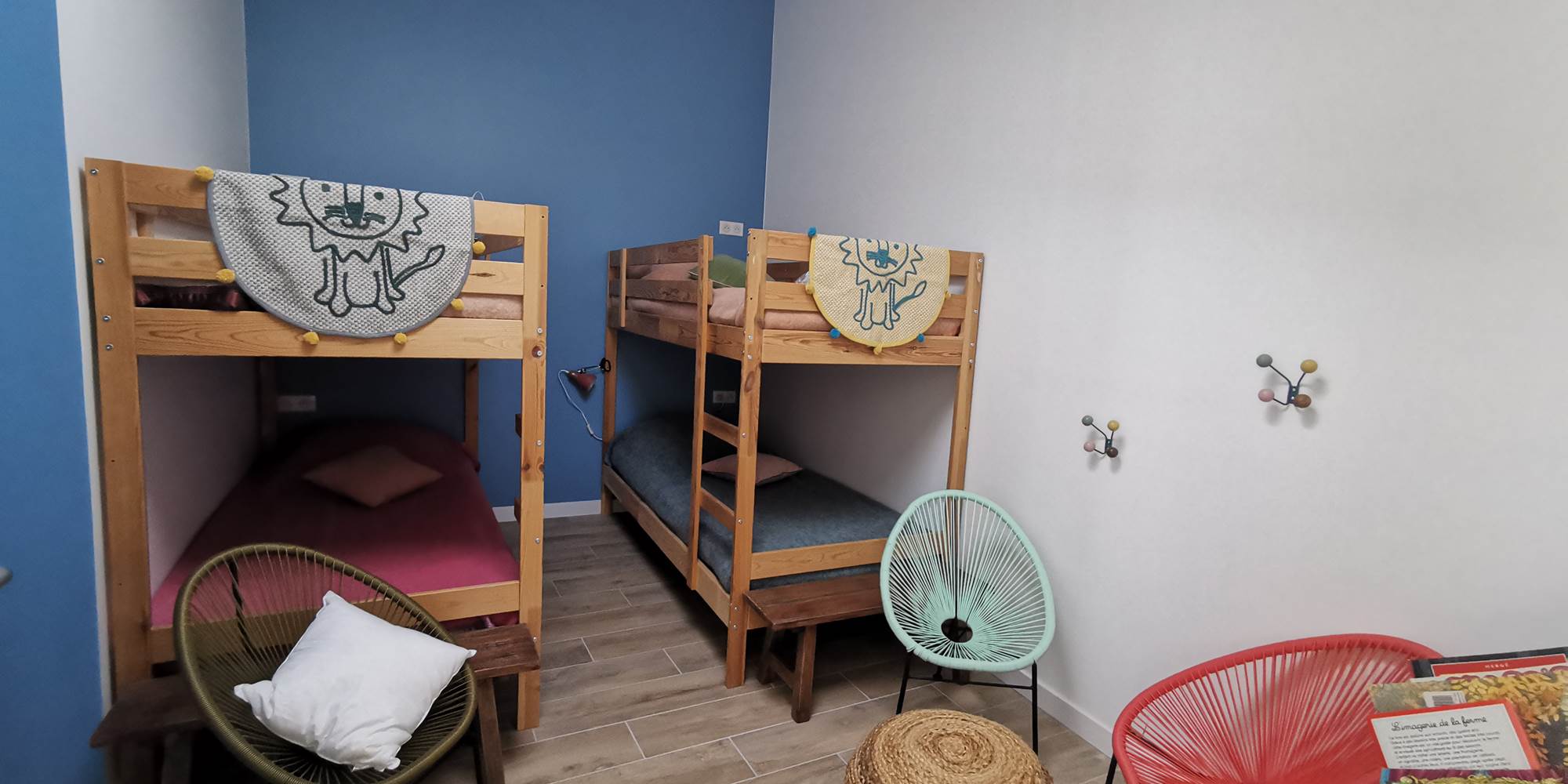 chambre numéro 3 lits superposés 4 couchages