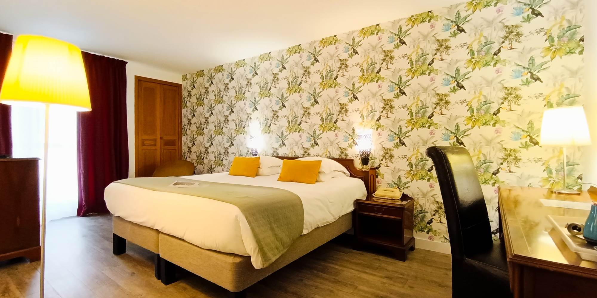 Chambre double avec petit balcon