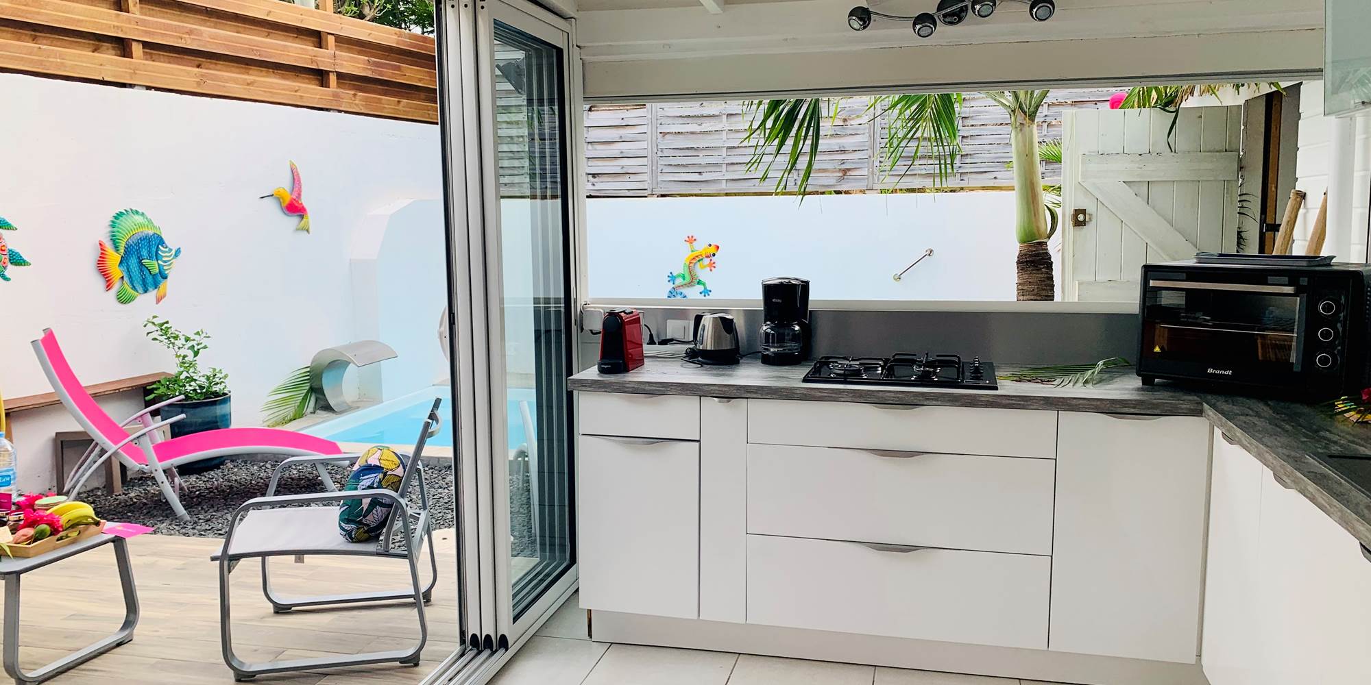 Espace cuisine semi-ouverte