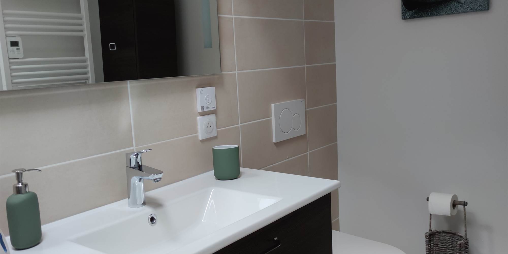 Salle de Douche  Gite Castillon