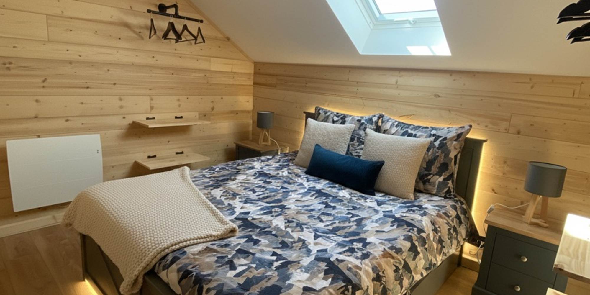 Chambre parentale à l'étage