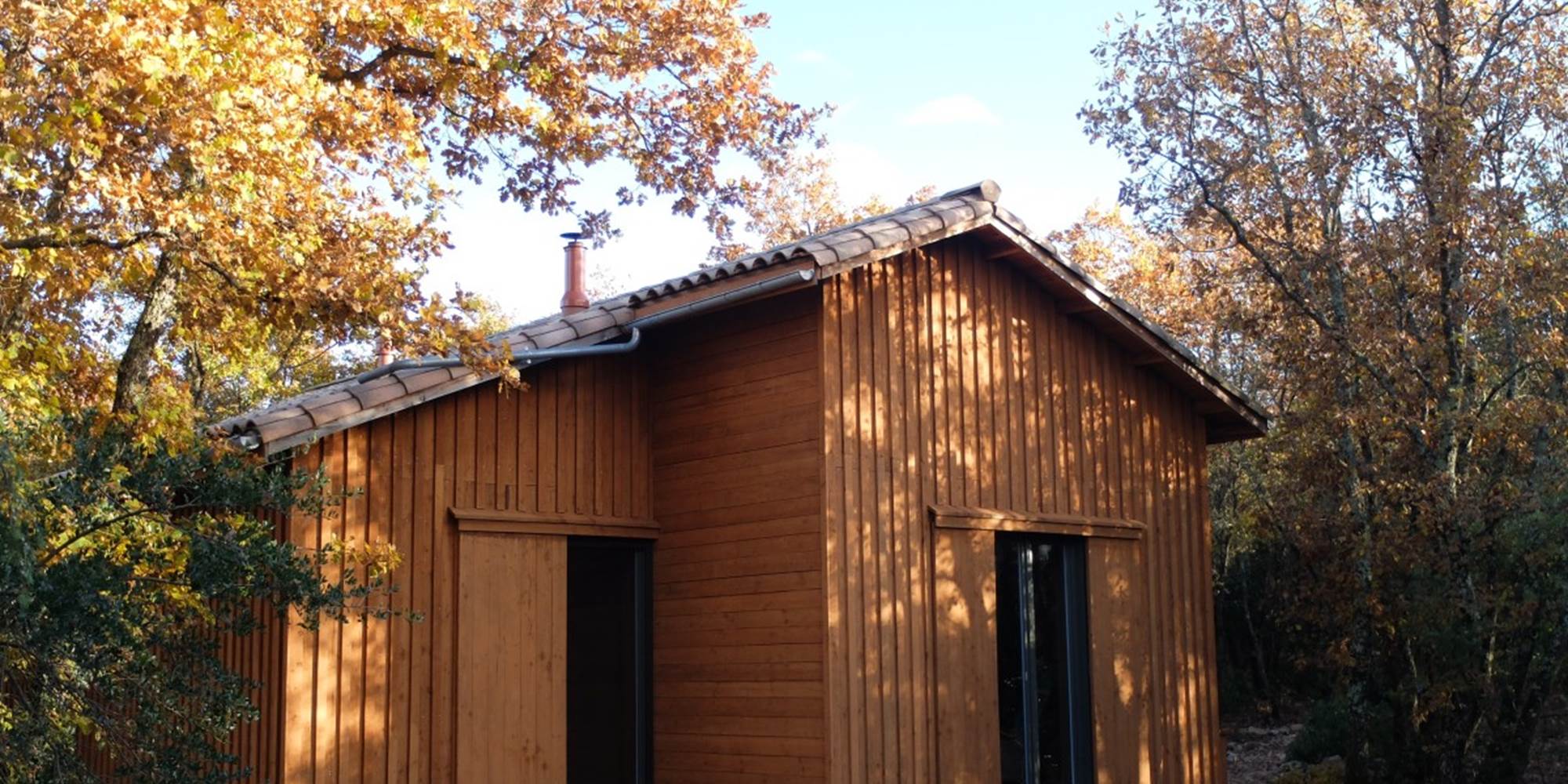 L'Ecogîte 1000 Pailles à l'automne