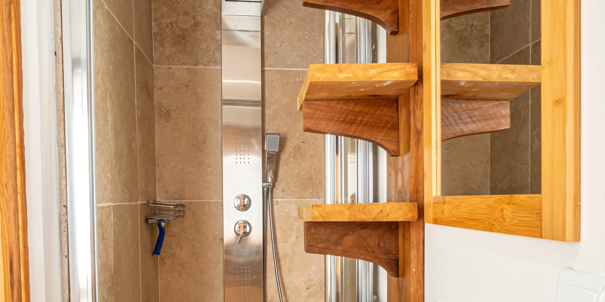 La salle de bain du studio