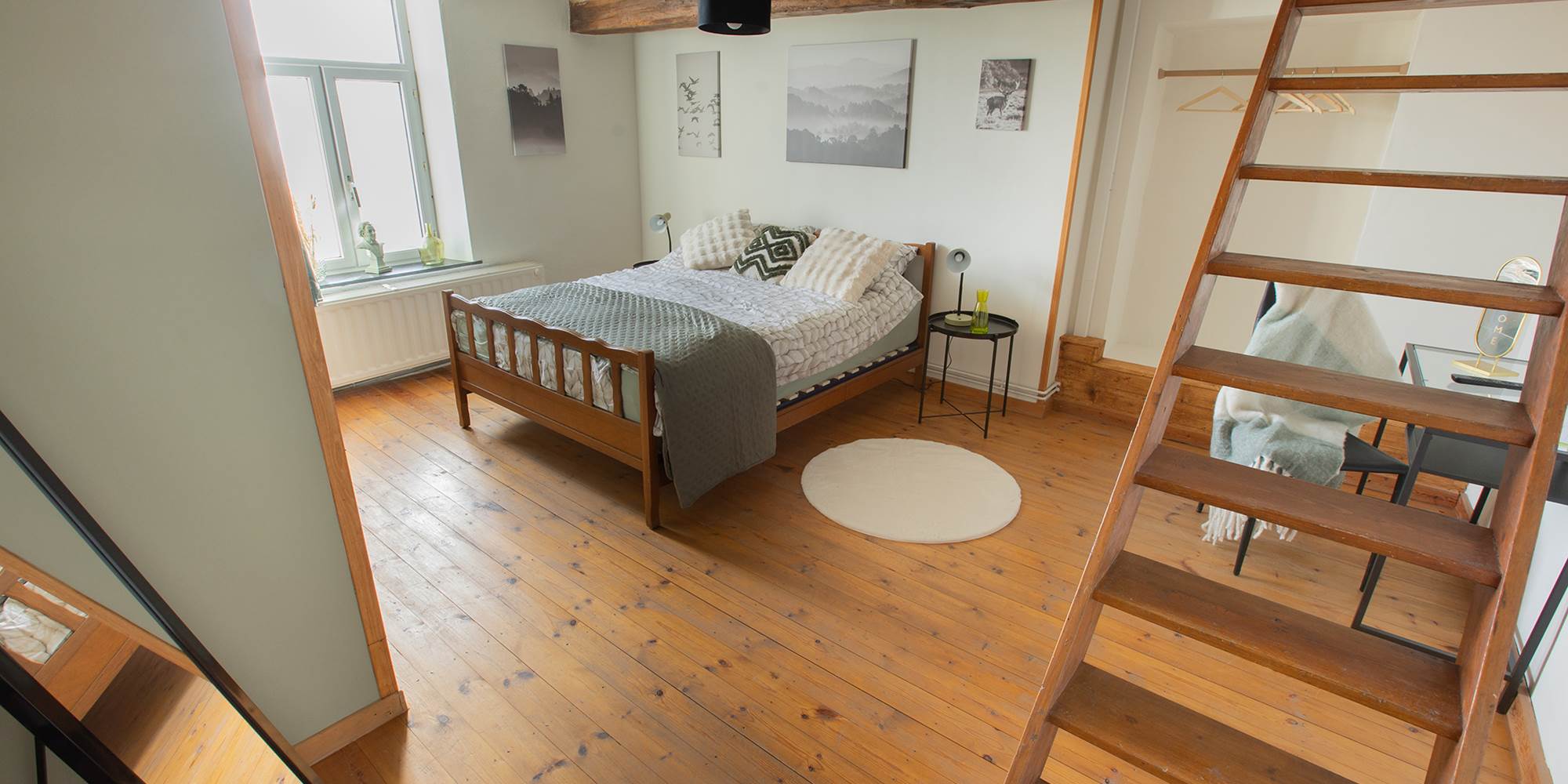 Chambre les Peupliers 2 personnes vue de la chambre