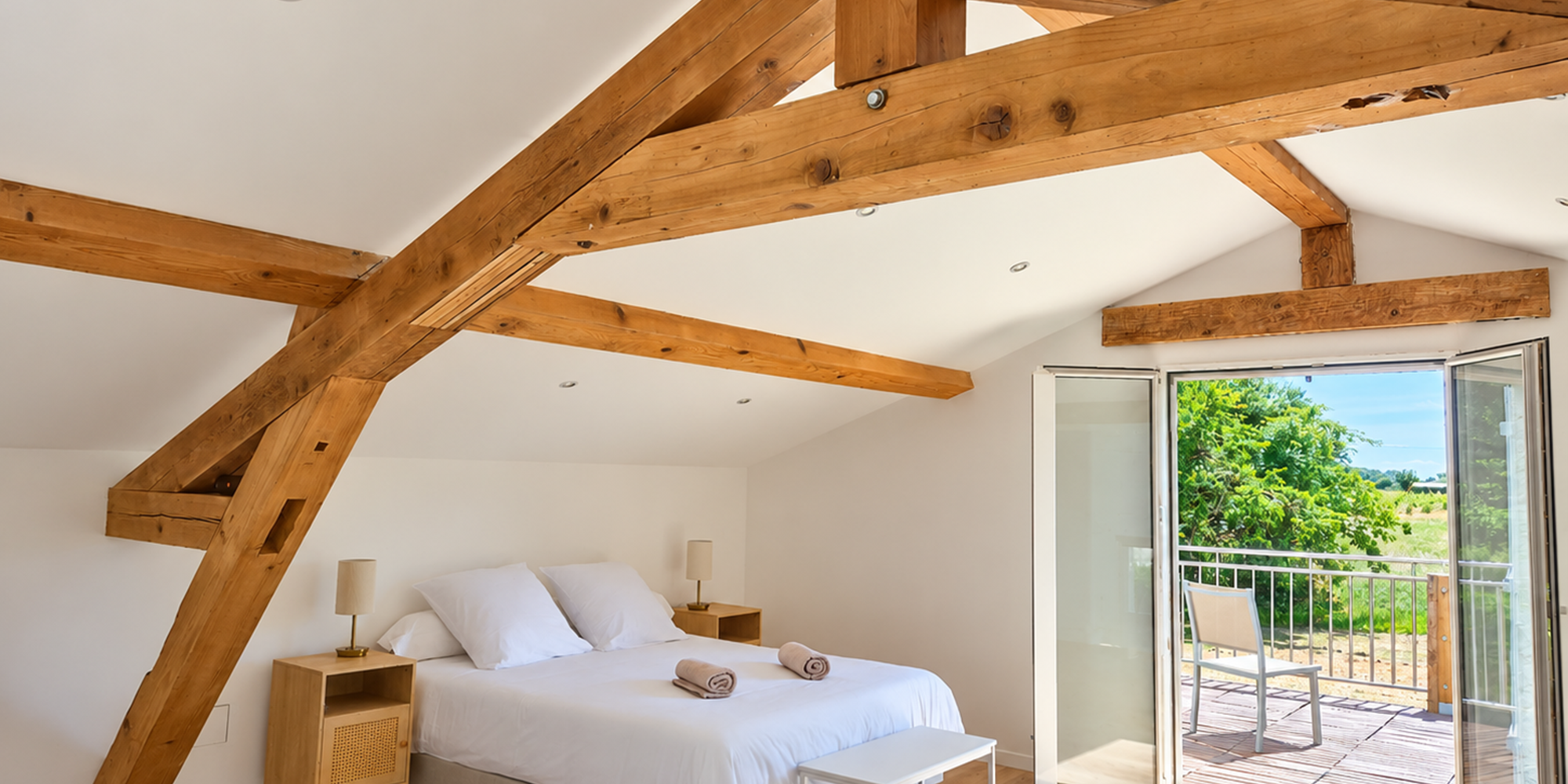 Chambre triple avec terrasse