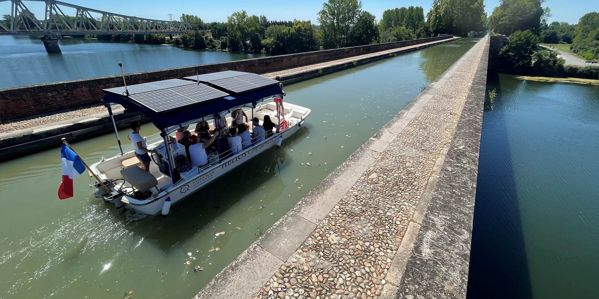 Helios Confluences sur le Pont Canal du Cacor