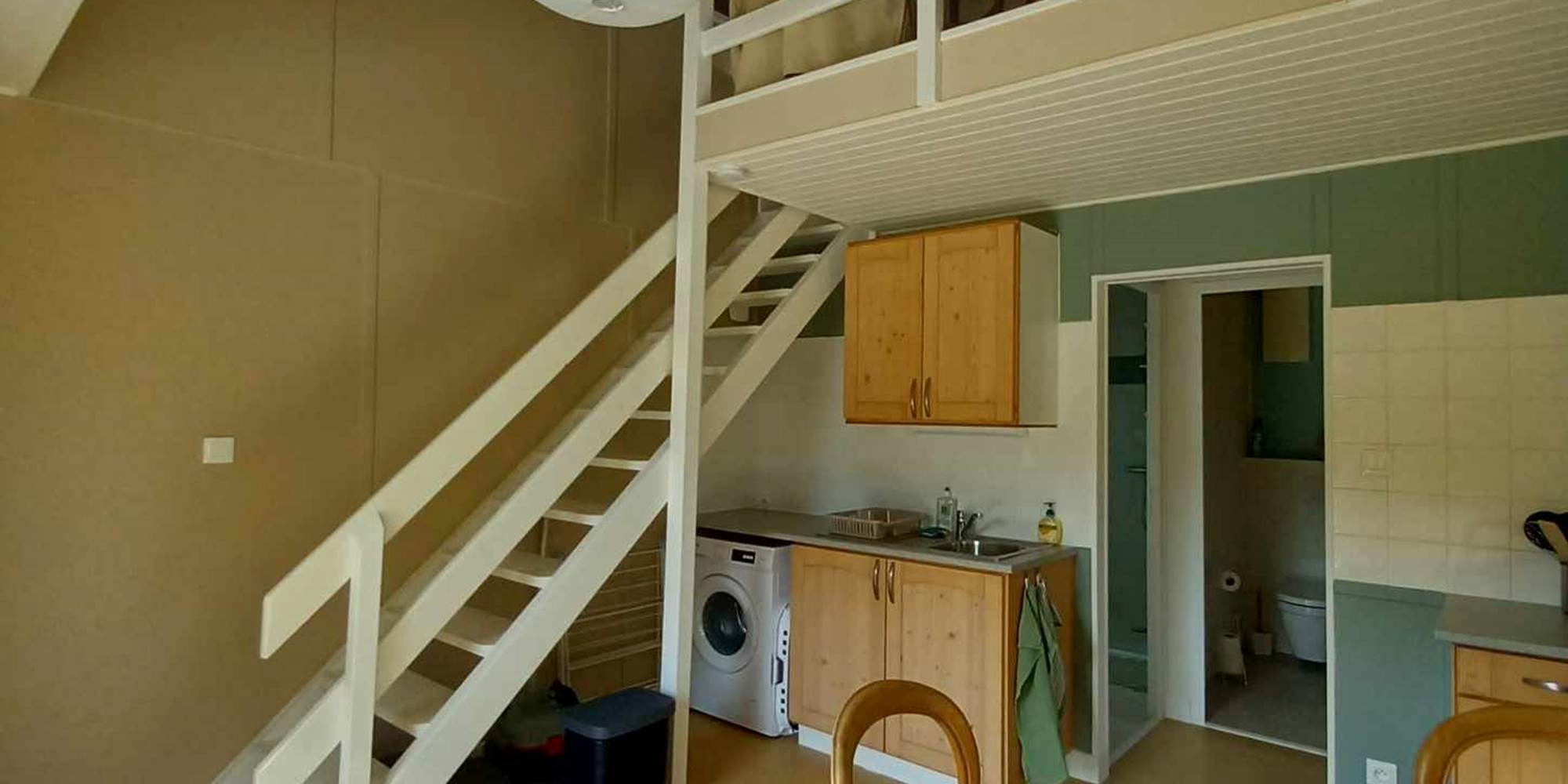 Coin vaisselle + mezzanine