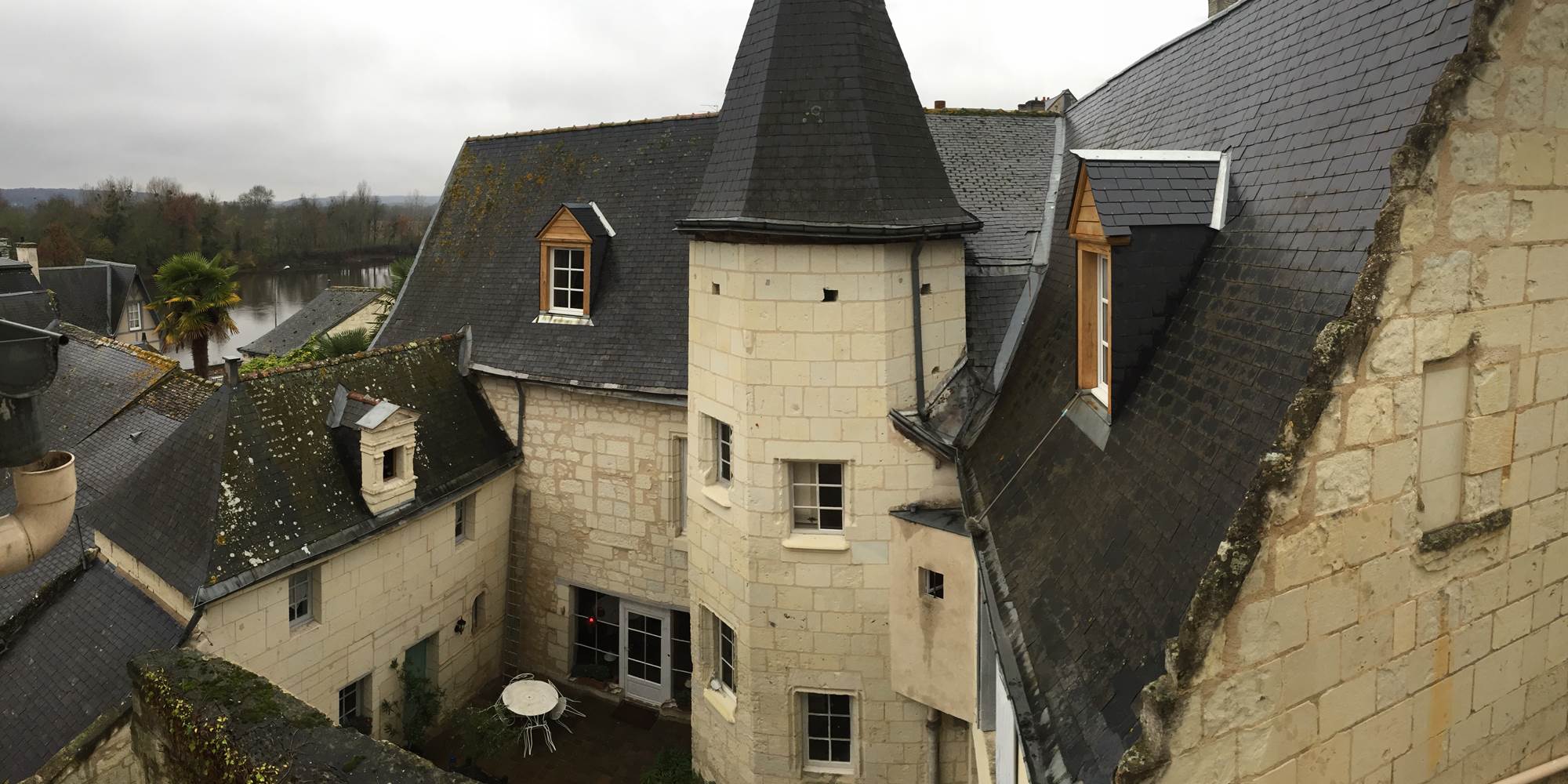 Vue sur la maison