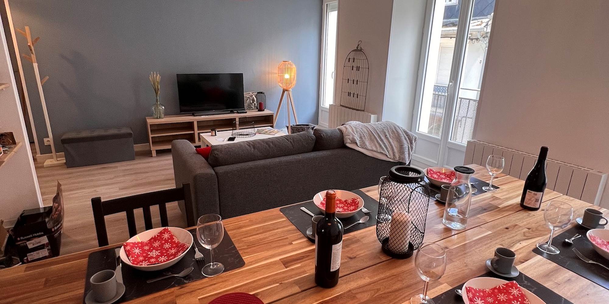 Villa Marie Aneto salle à manger salon