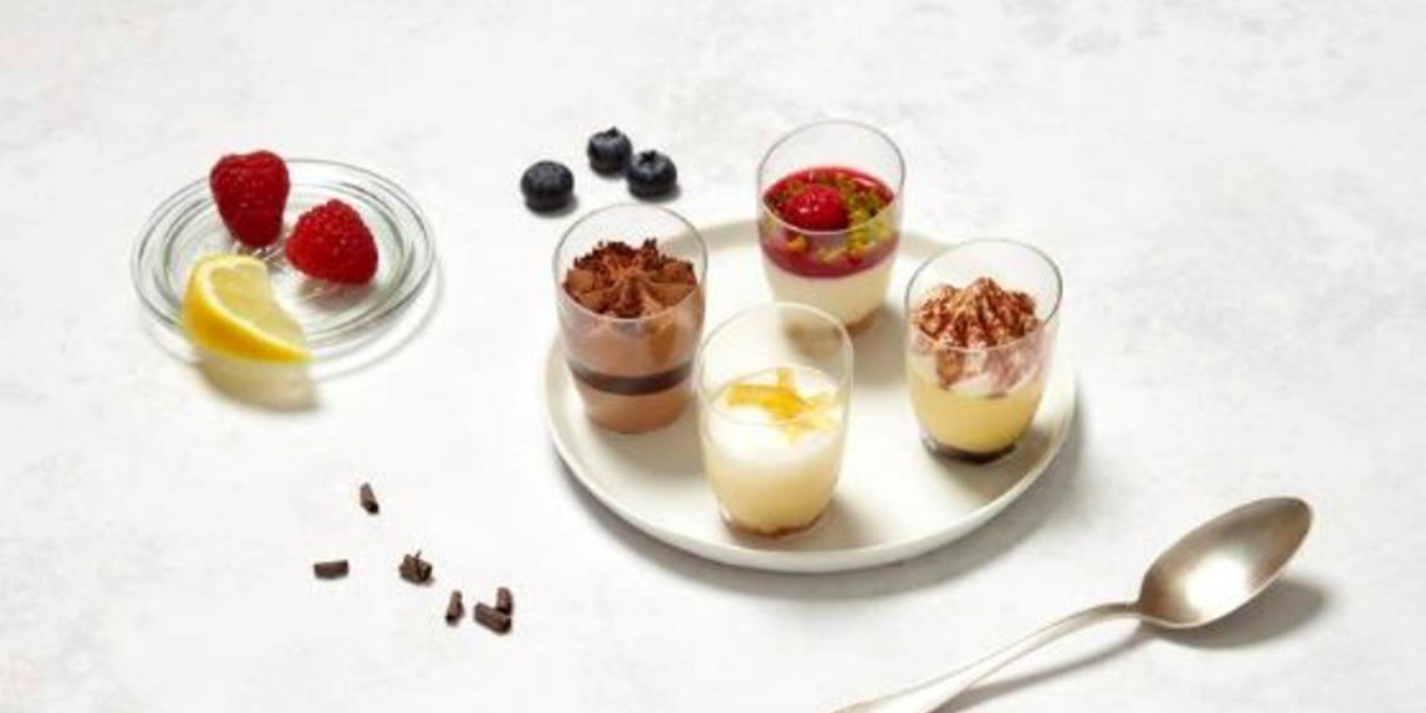 mini verrines sucrées