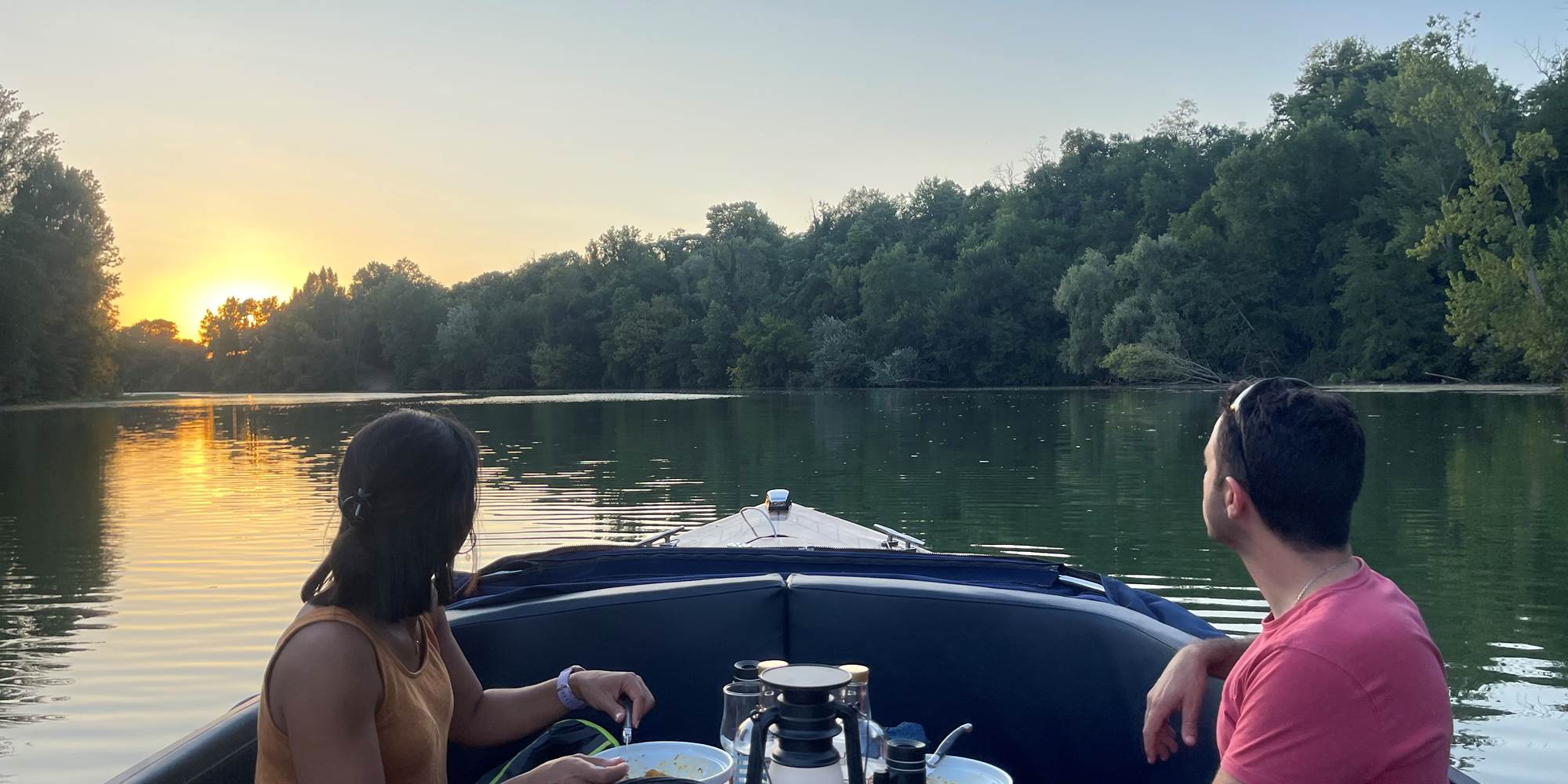 Coucher de soleil sur les Albarèdes