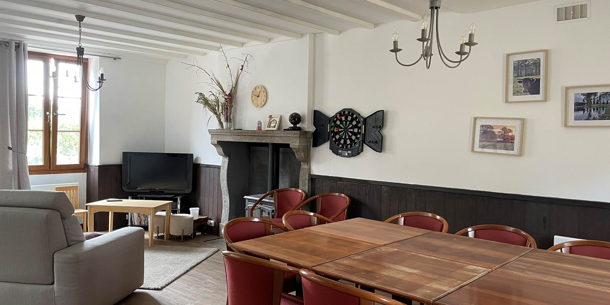 Photo de la pièce commune - Chambres d'hôtes La Grange Richard à Dinsac