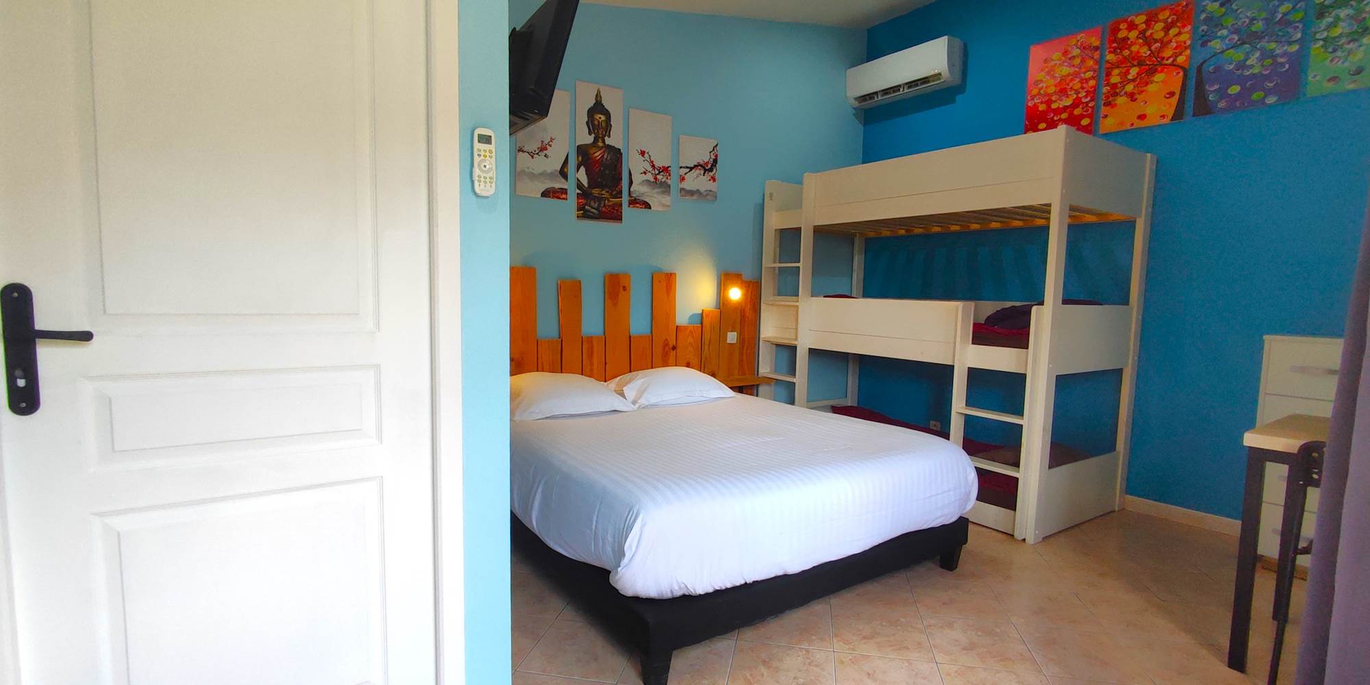 Le lit triple 90 x 190 pour 3 personnes