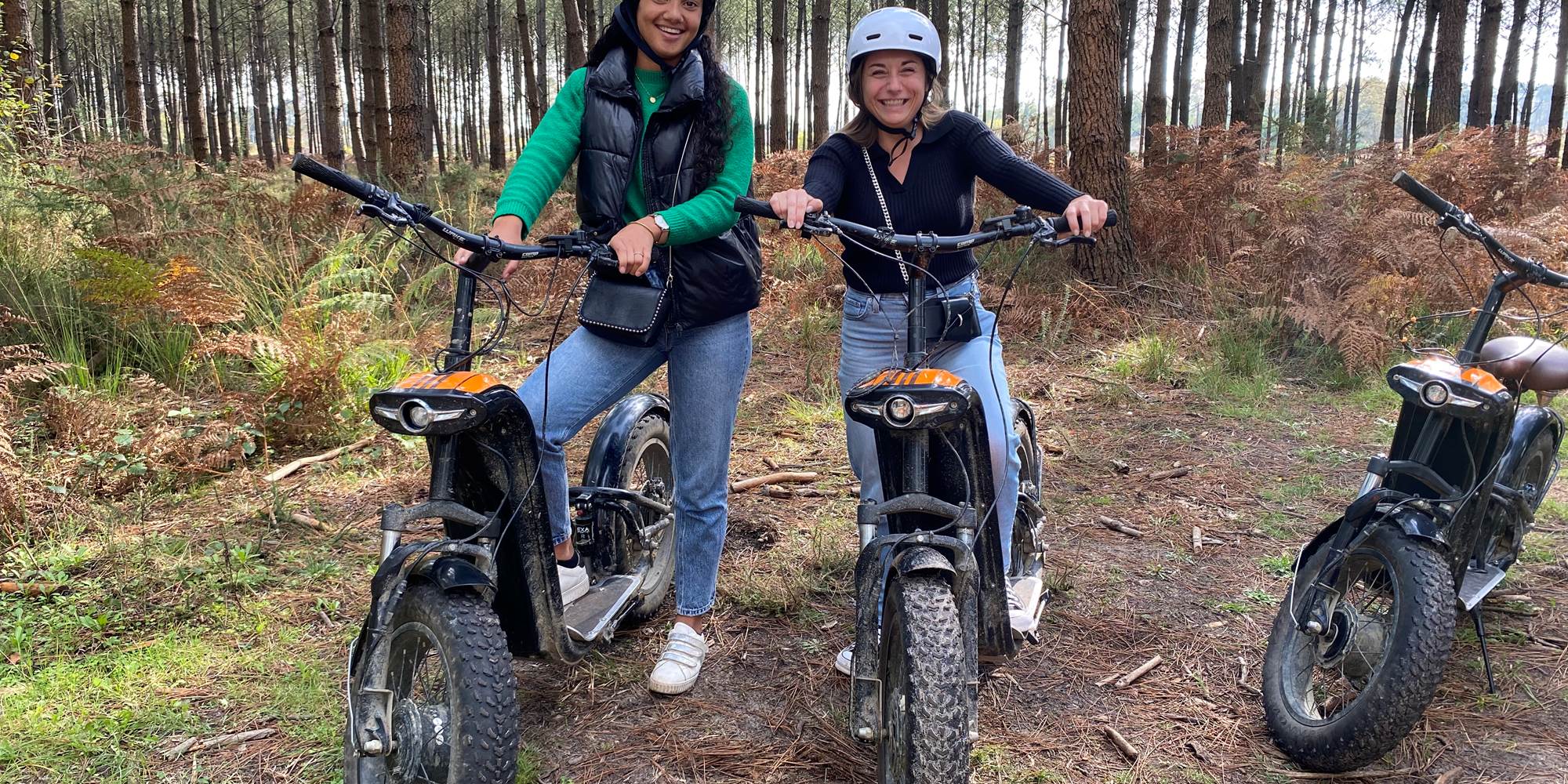 Une sortie trottinette entre copines
