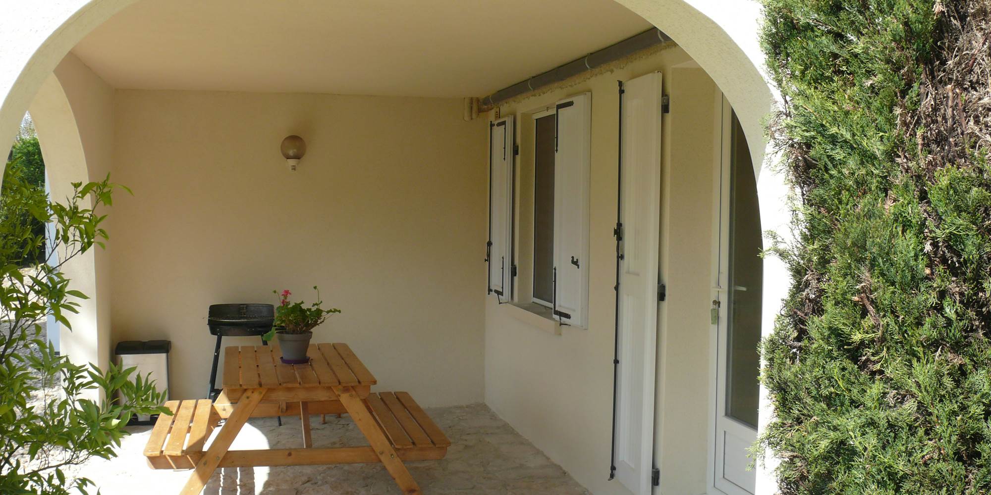 Terrasse couverte