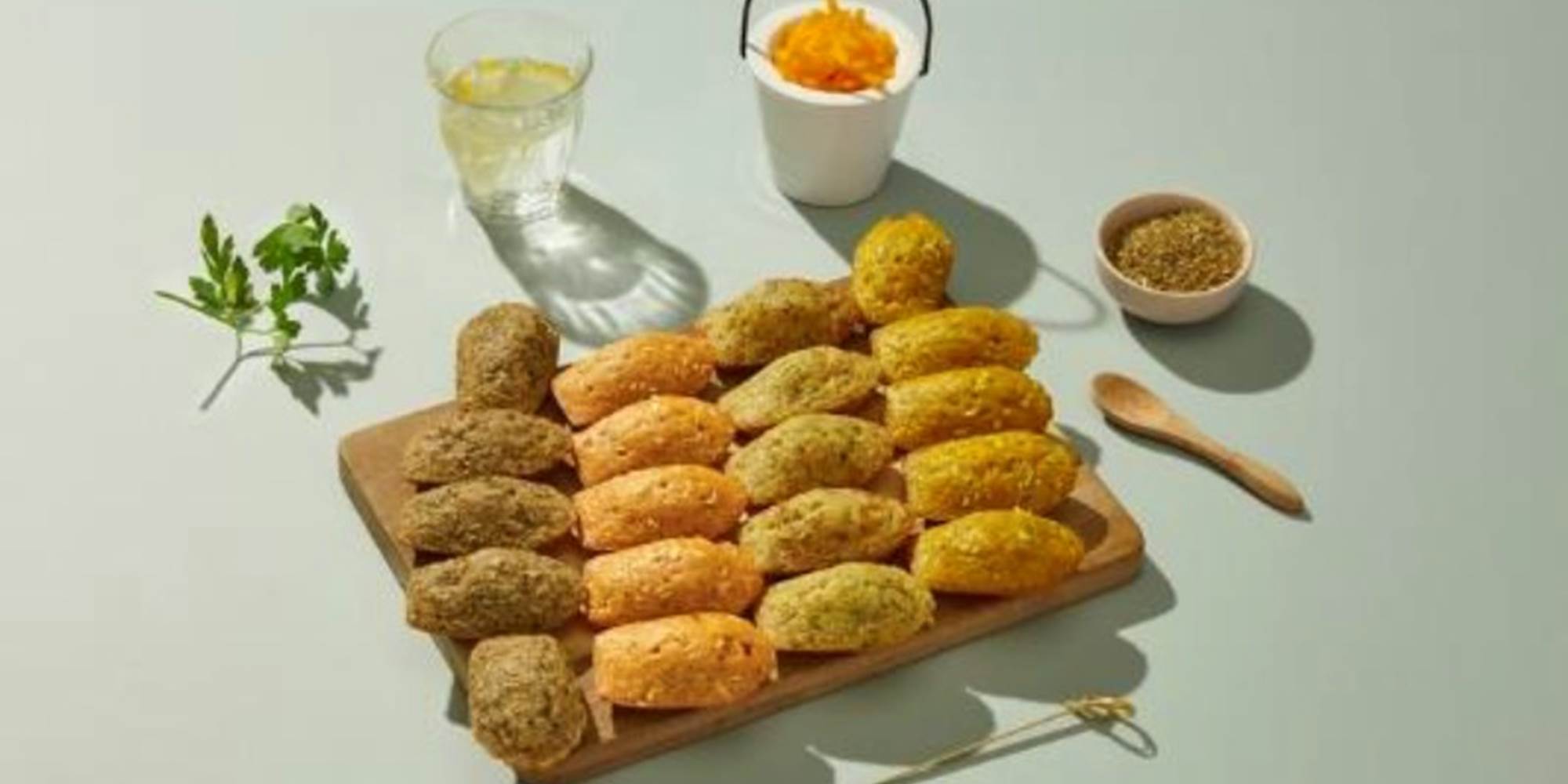 mini madeleines salées