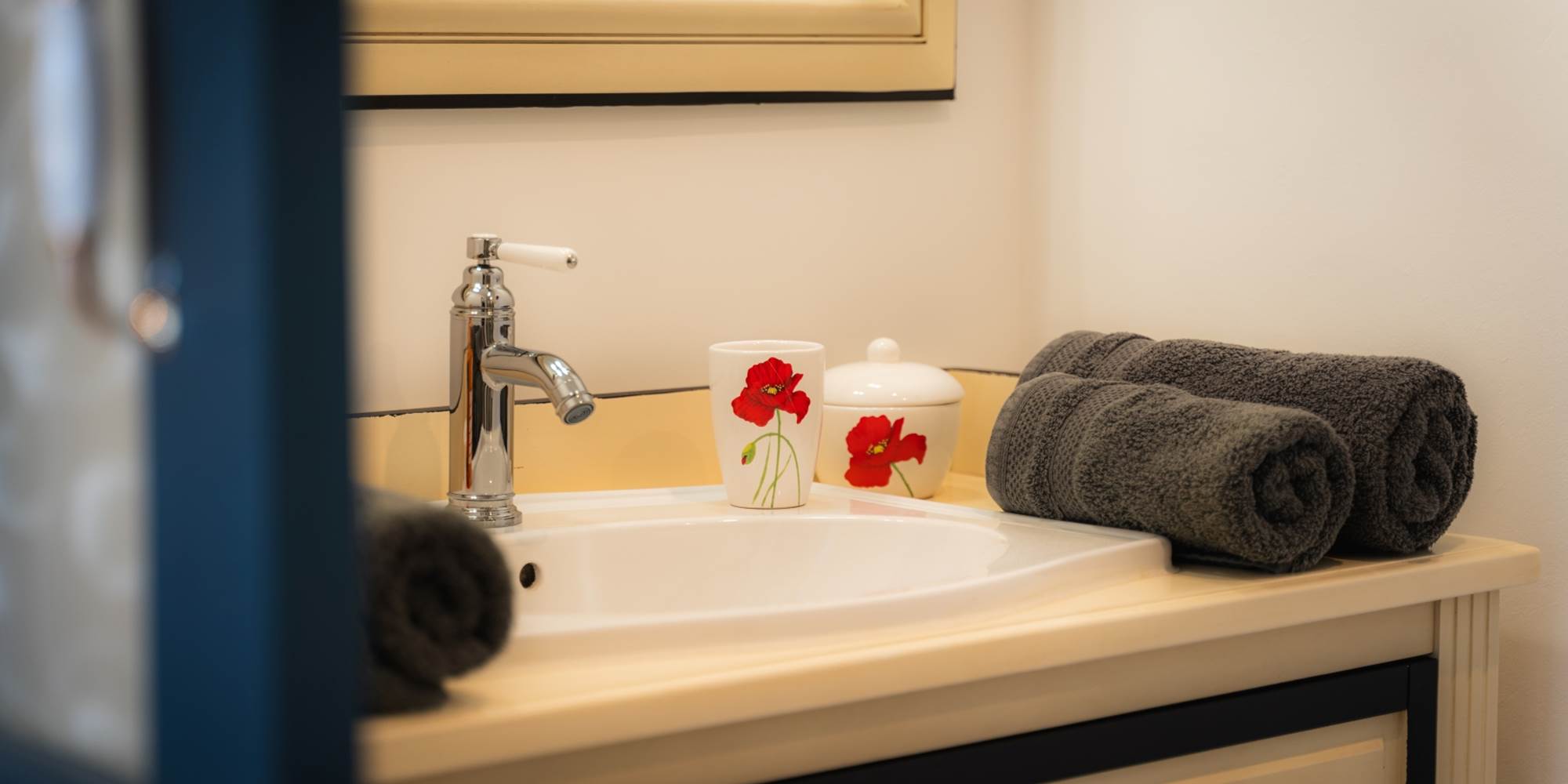 Chambre campagne: la vasque